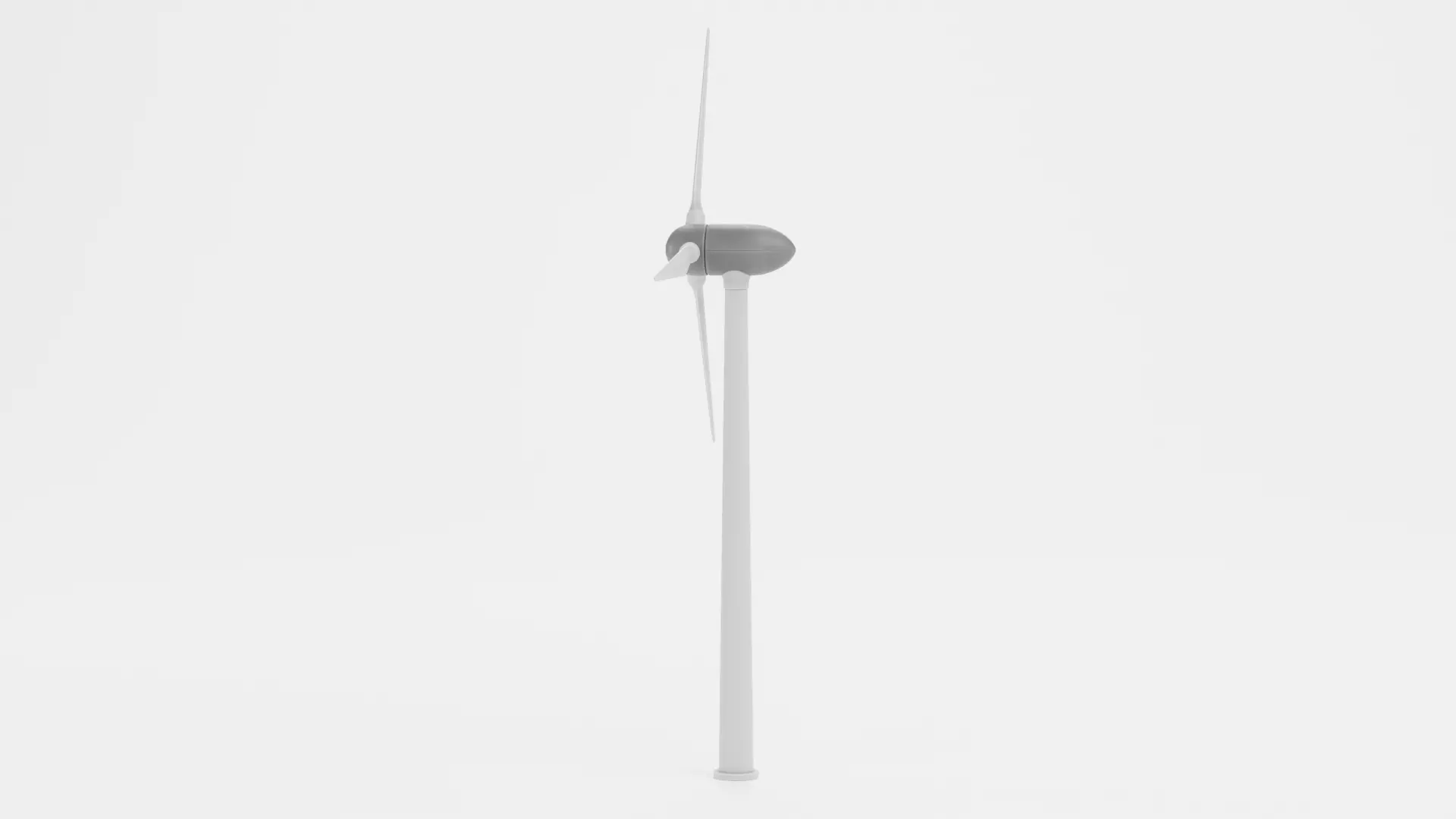 -Wind Turbine- Low-poly 3D model_1