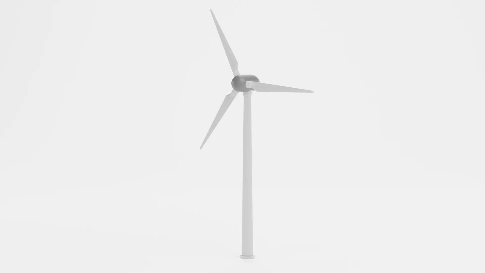 -Wind Turbine- Low-poly 3D model_0
