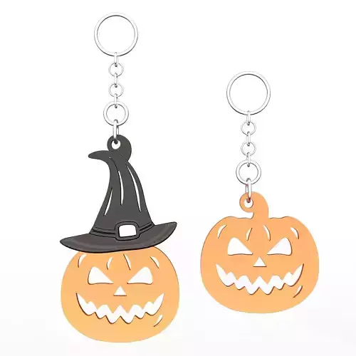 Pumpkin Keychain 03