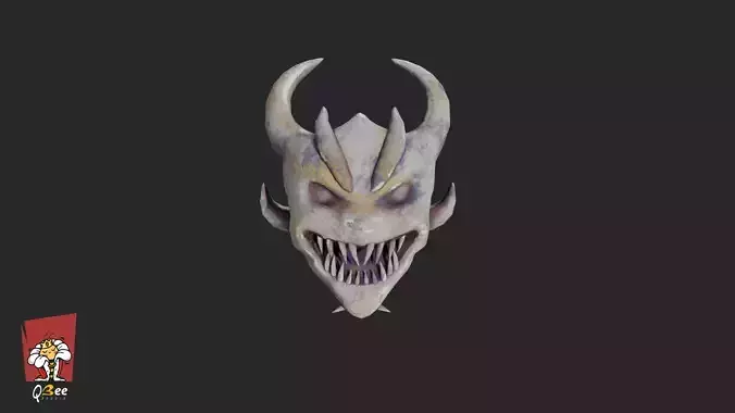 Stylized Demon Head