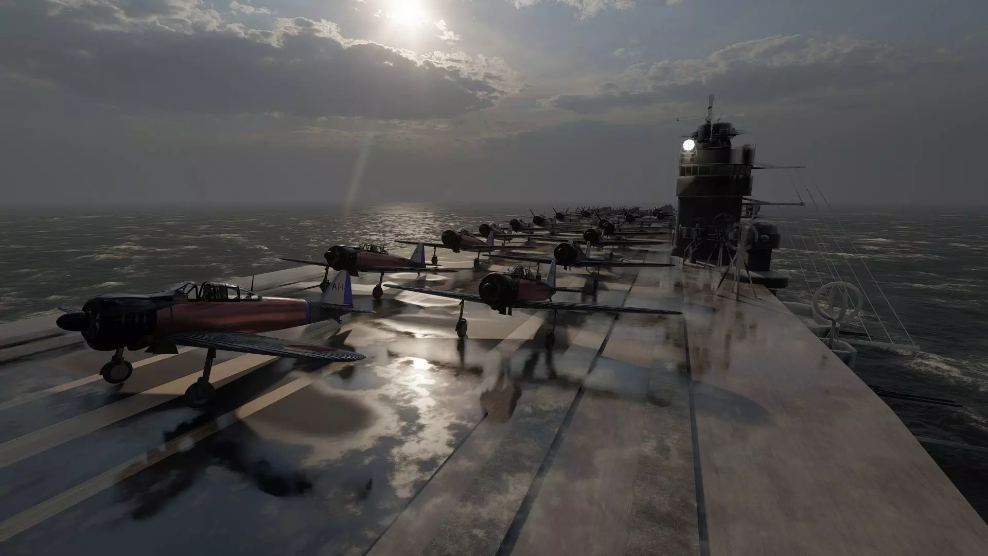 WW2 JAPANESE AIRCRAfT CARRIER 3D model_23