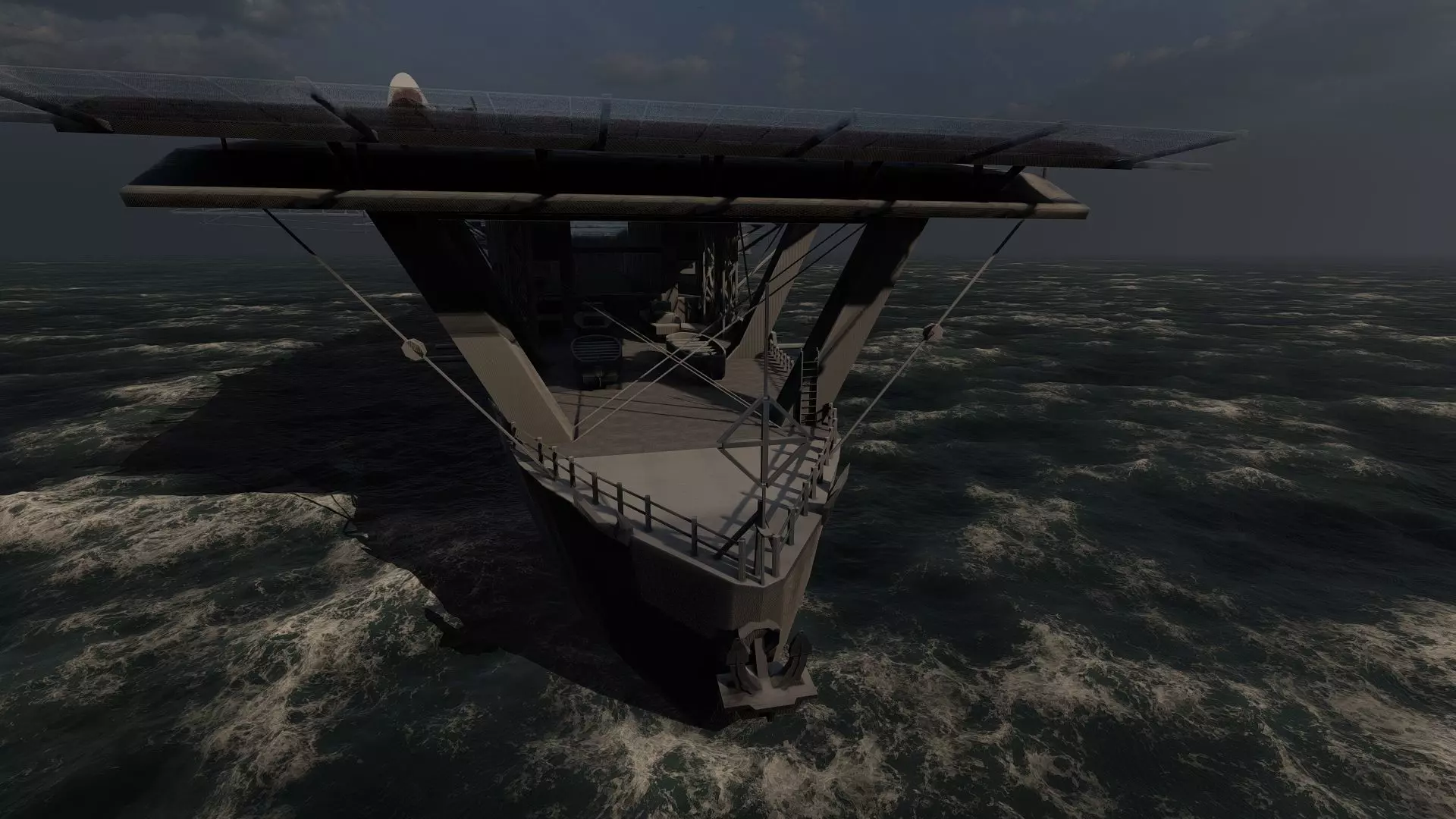 WW2 JAPANESE AIRCRAfT CARRIER 3D model_34