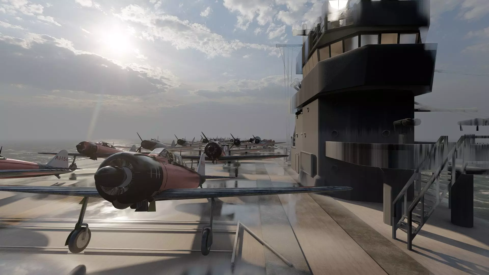 WW2 JAPANESE AIRCRAfT CARRIER 3D model_27