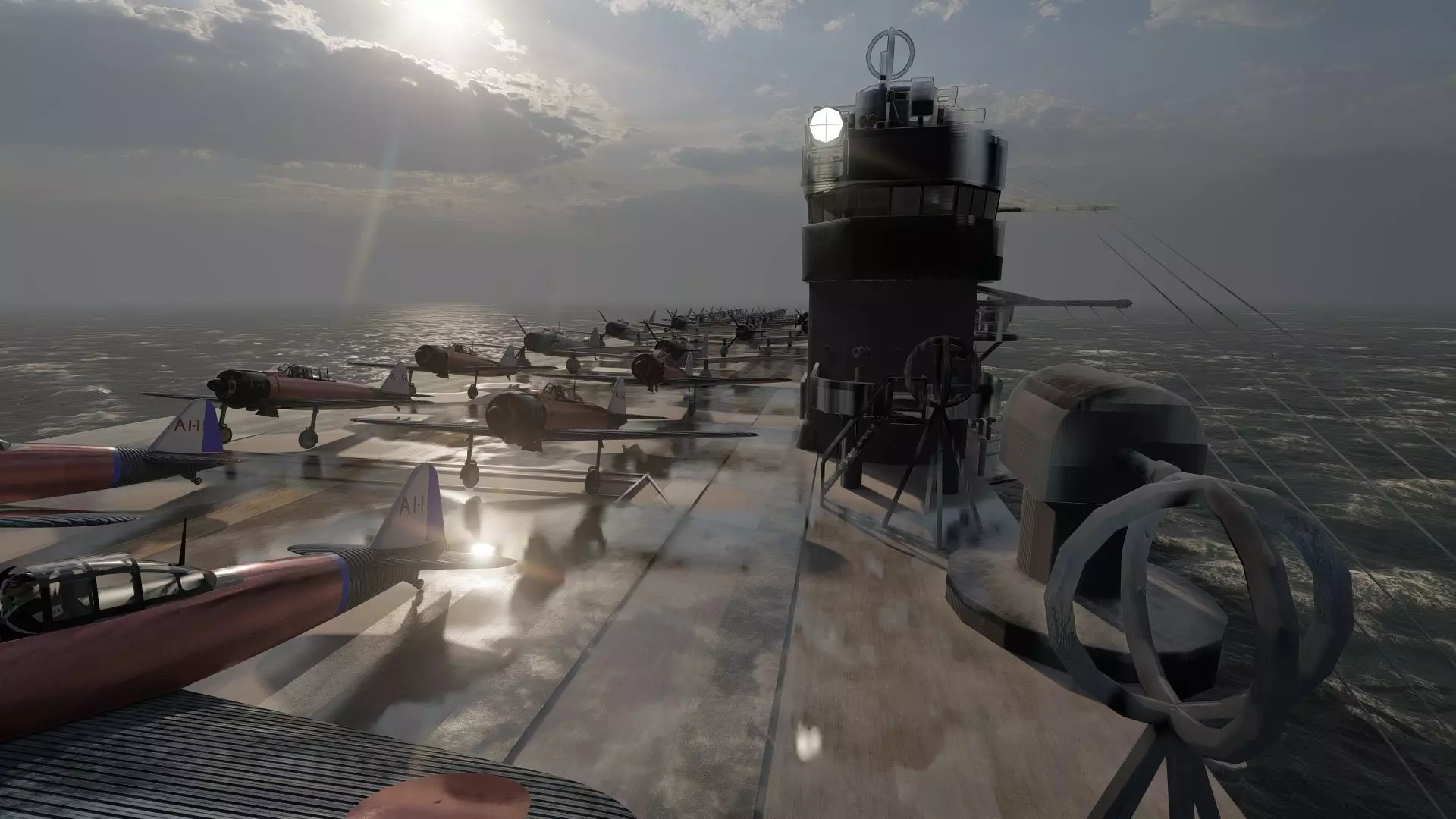 WW2 JAPANESE AIRCRAfT CARRIER 3D model_24