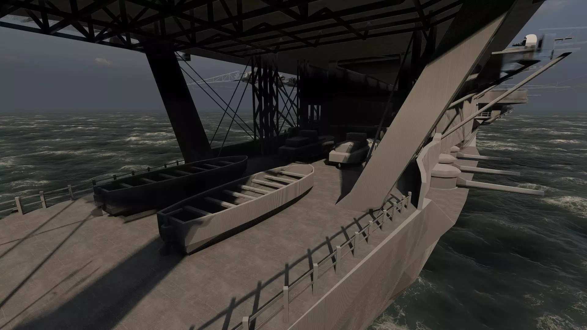 WW2 JAPANESE AIRCRAfT CARRIER 3D model_35