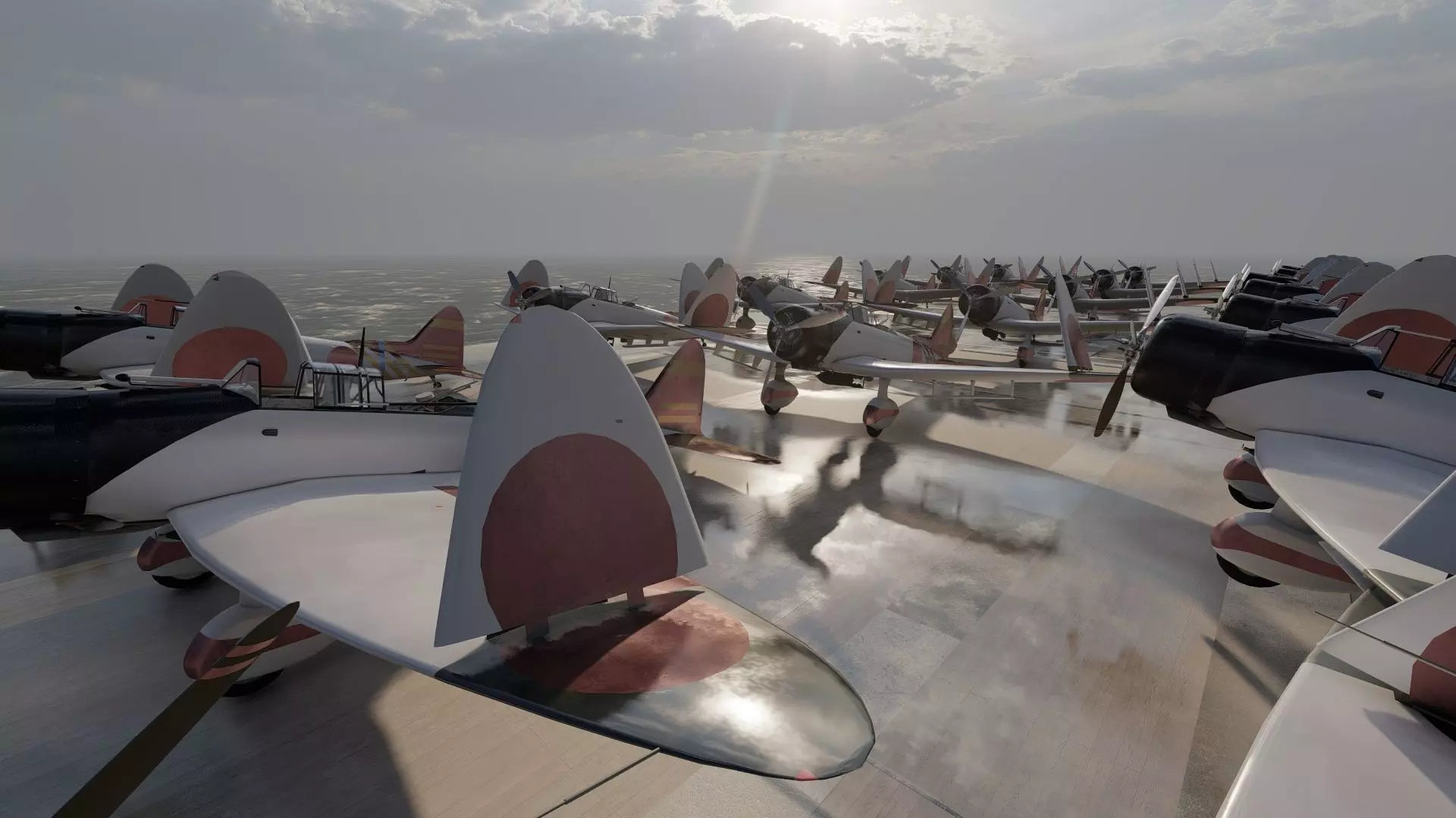 WW2 JAPANESE AIRCRAfT CARRIER 3D model_31