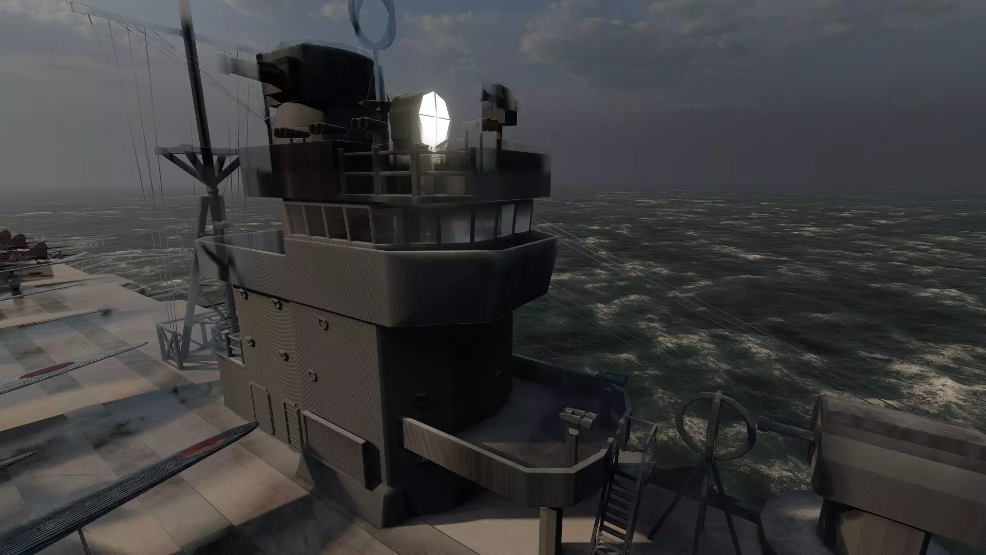 WW2 JAPANESE AIRCRAfT CARRIER 3D model_29