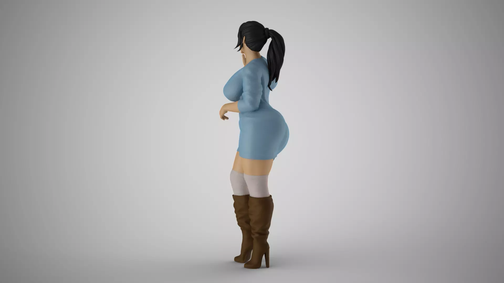 Chic Female Vibe 3D print model_9