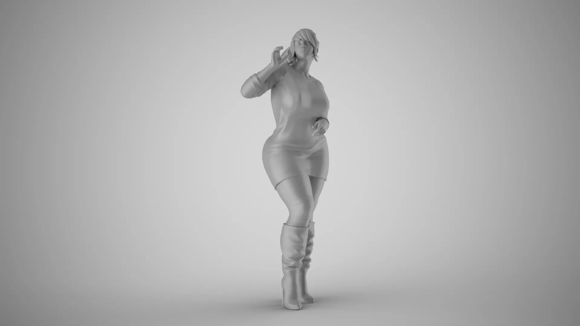 Chic Female Vibe 3D print model_3