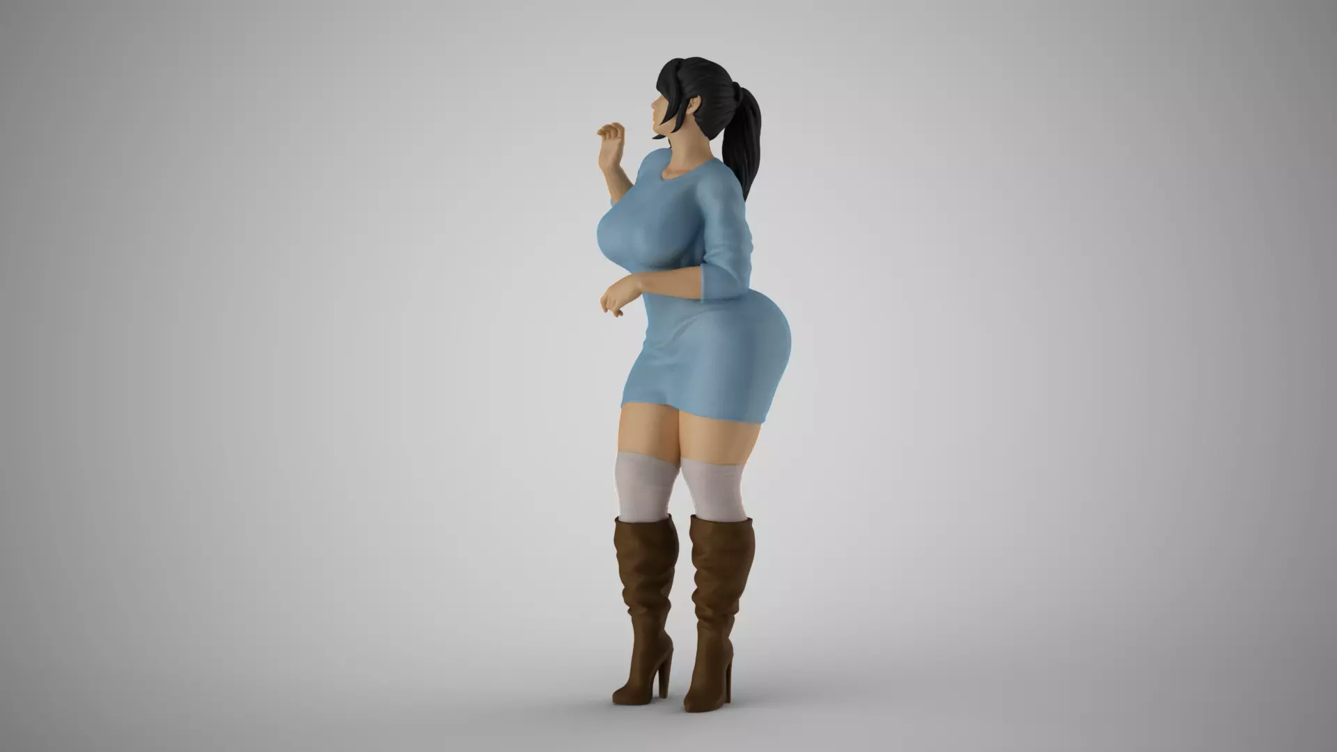 Chic Female Vibe 3D print model_10