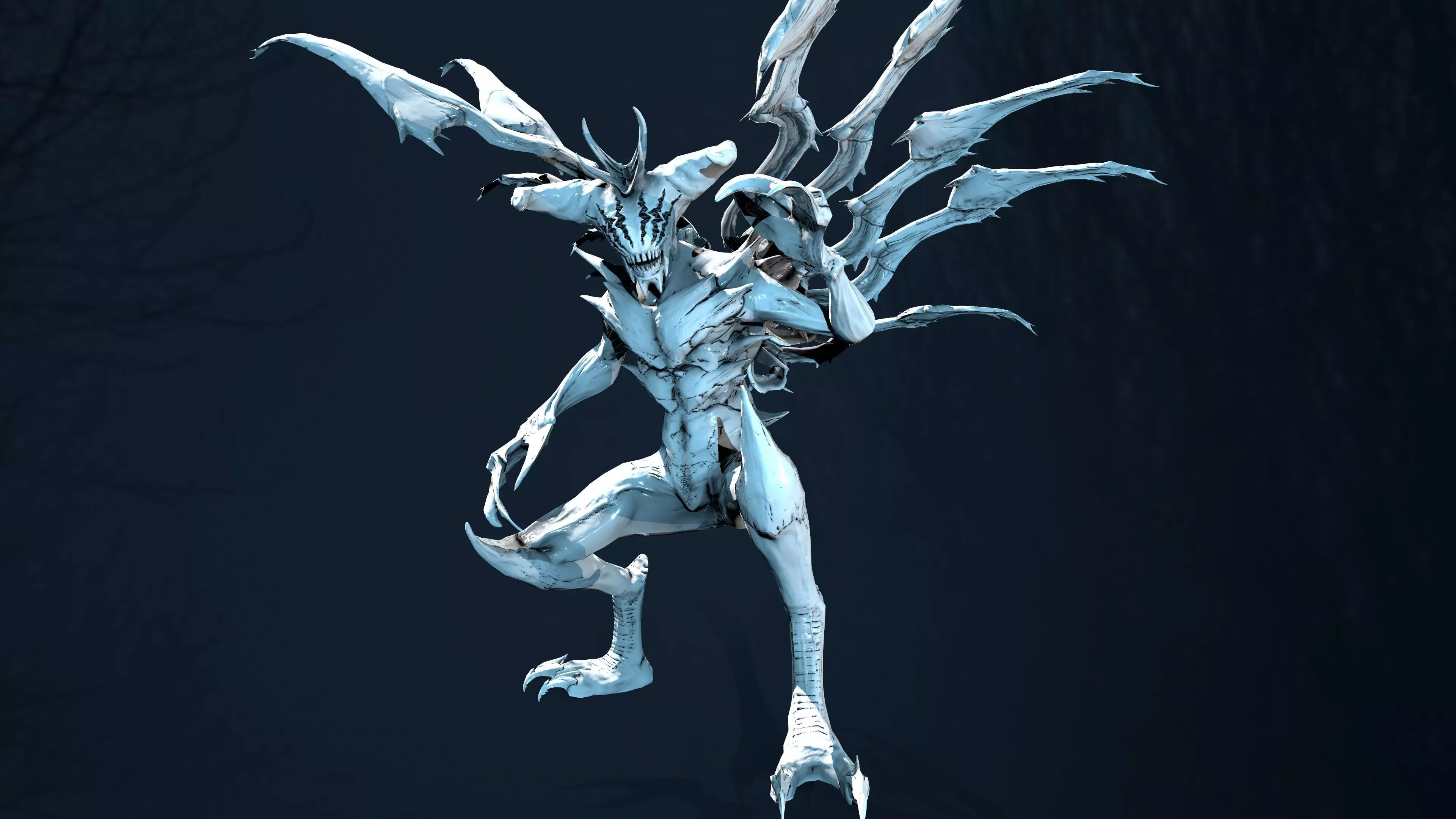 Psyker Low-poly 3D model_10