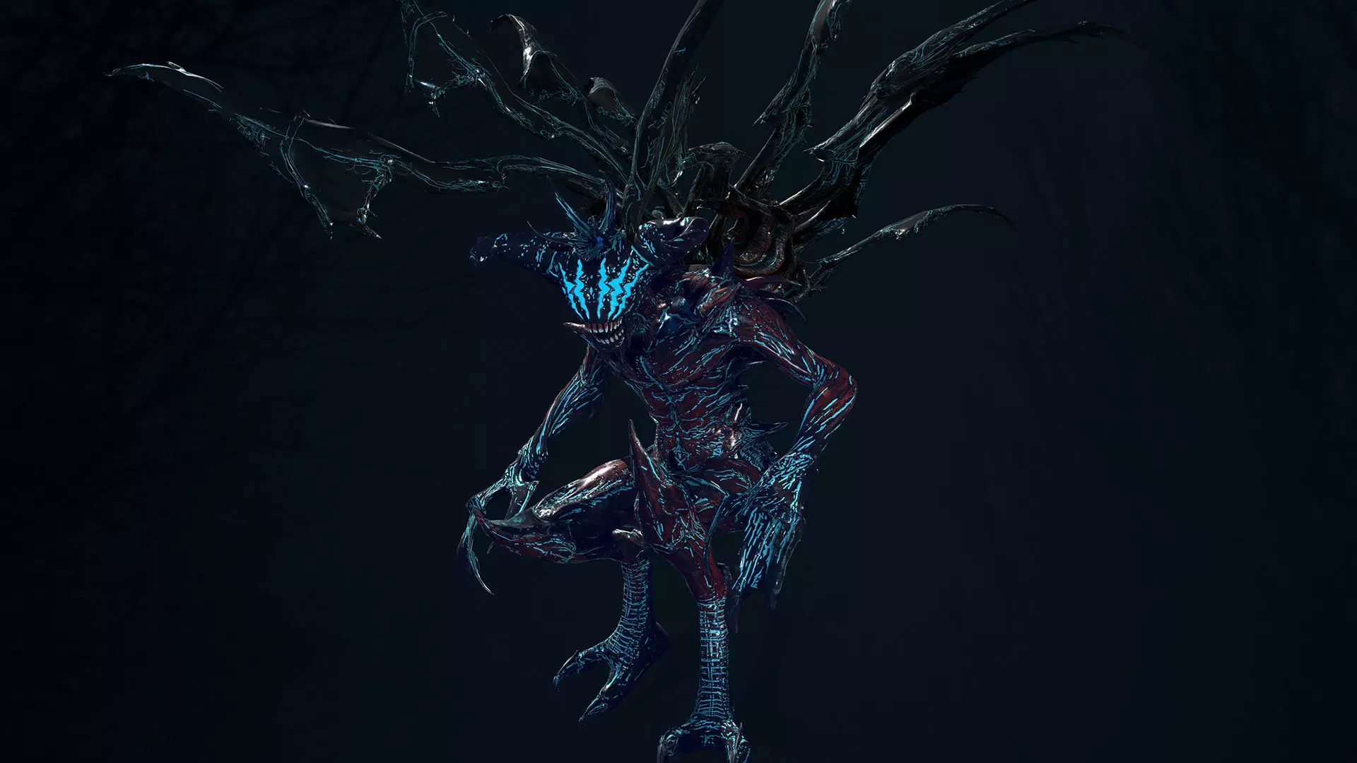 Psyker Low-poly 3D model_5