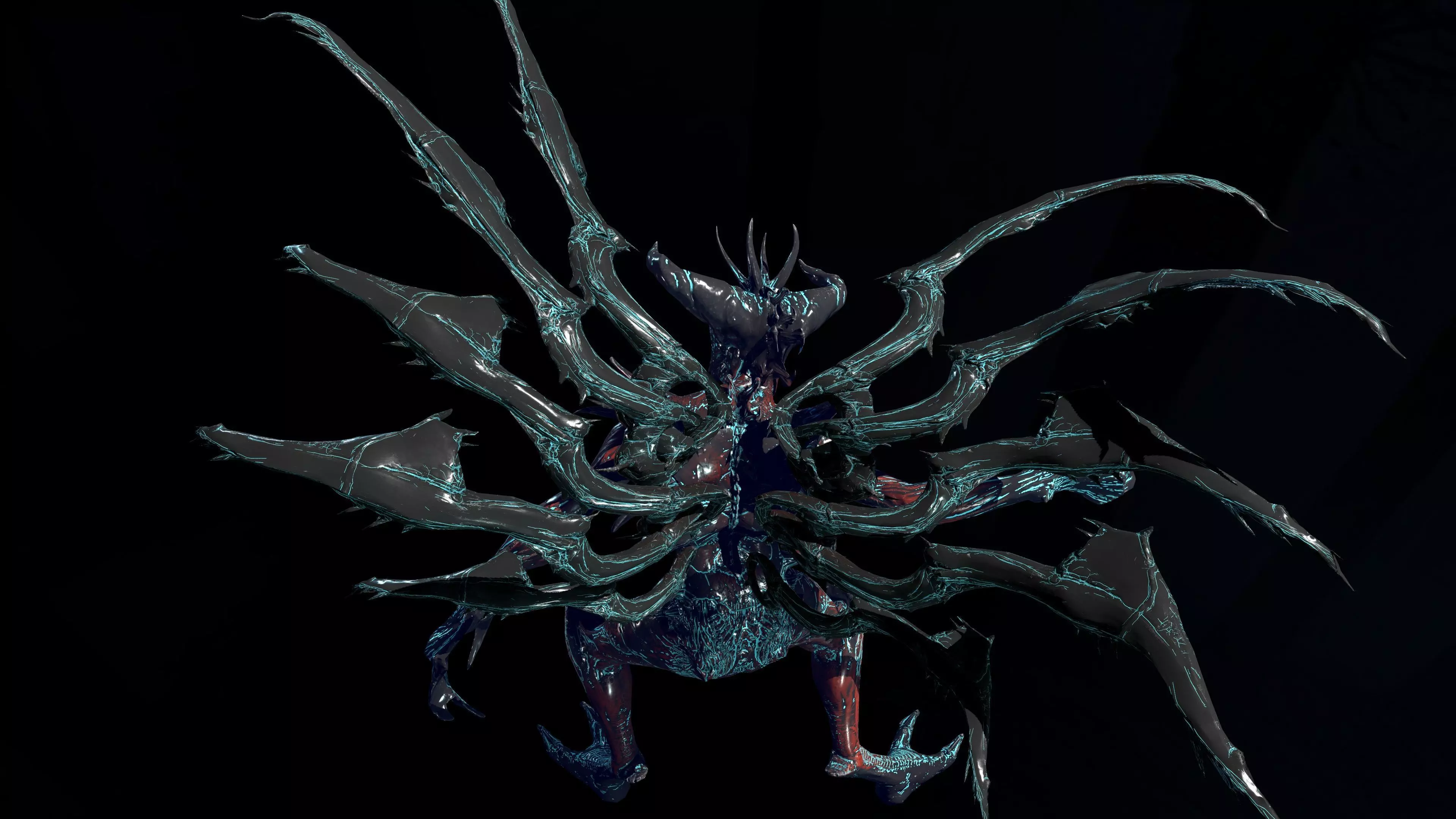 Psyker Low-poly 3D model_9