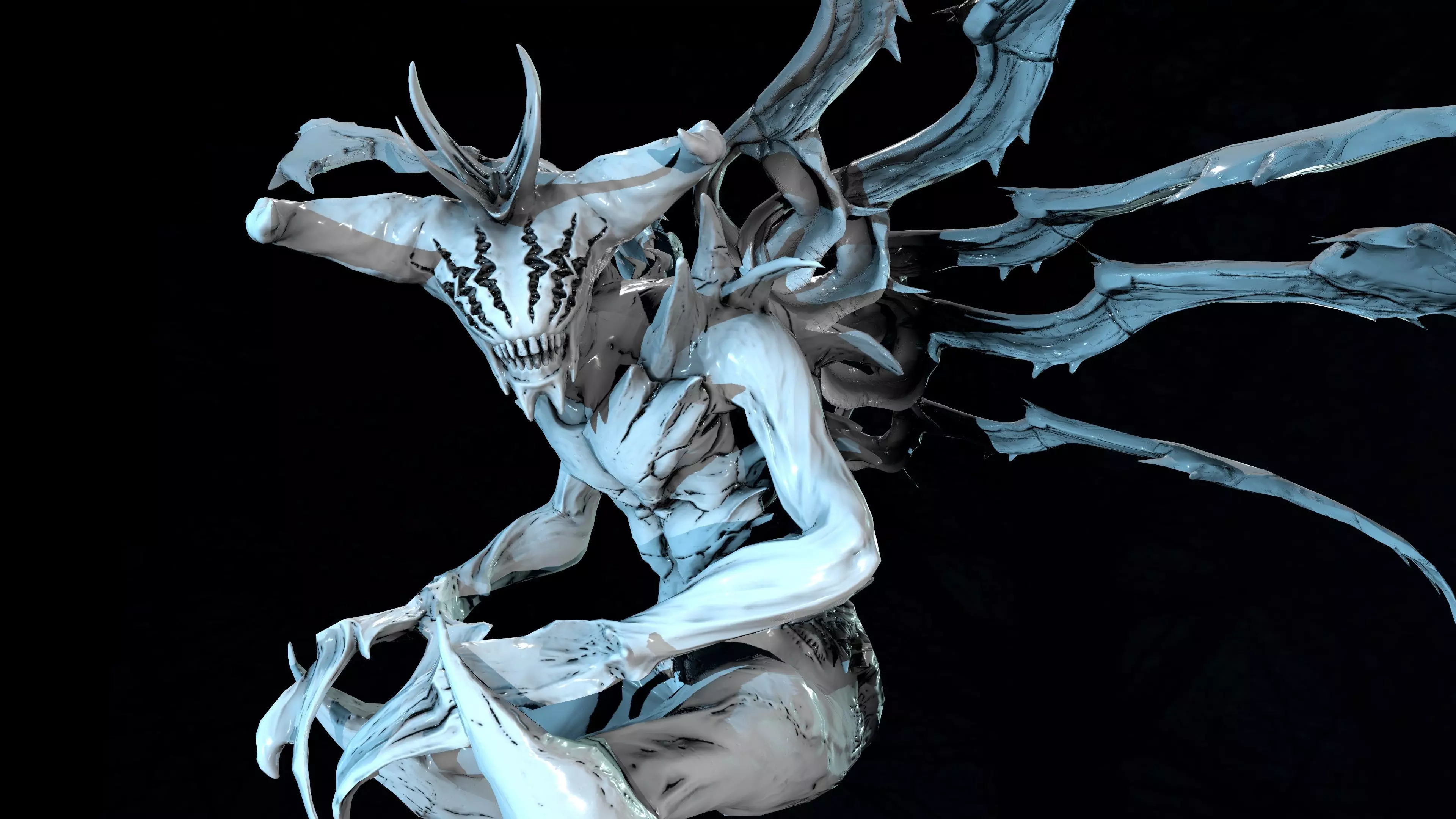 Psyker Low-poly 3D model_3