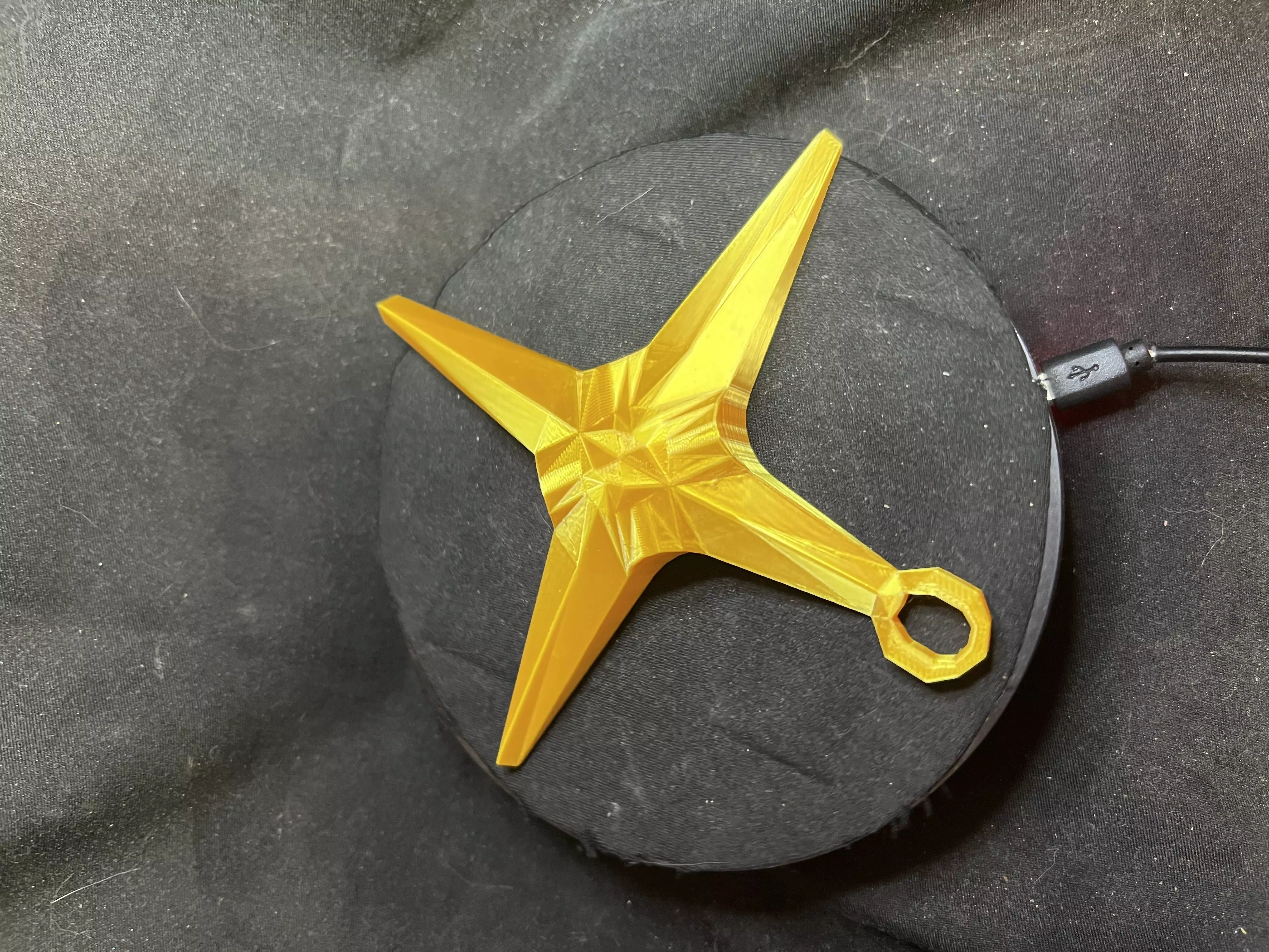 Star Shaped Christmas Ornament 3D print model_4