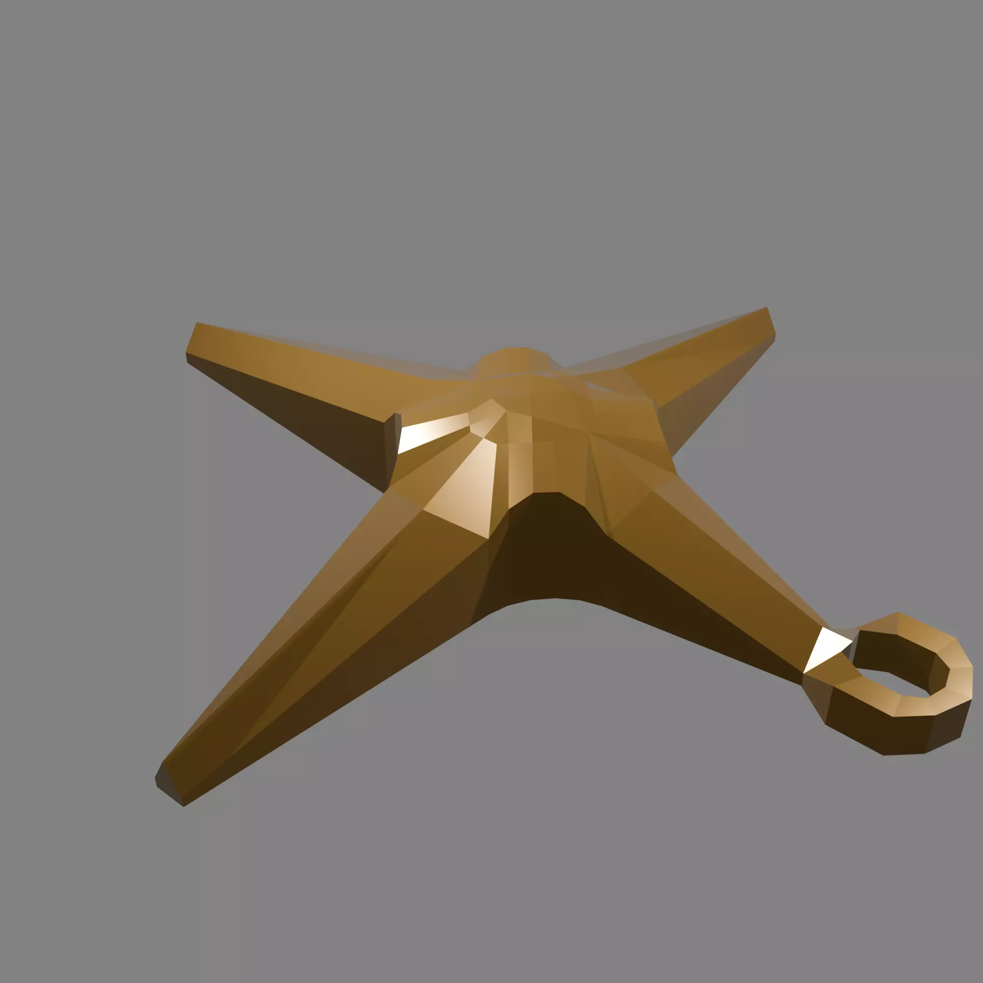 Star Shaped Christmas Ornament 3D print model_13