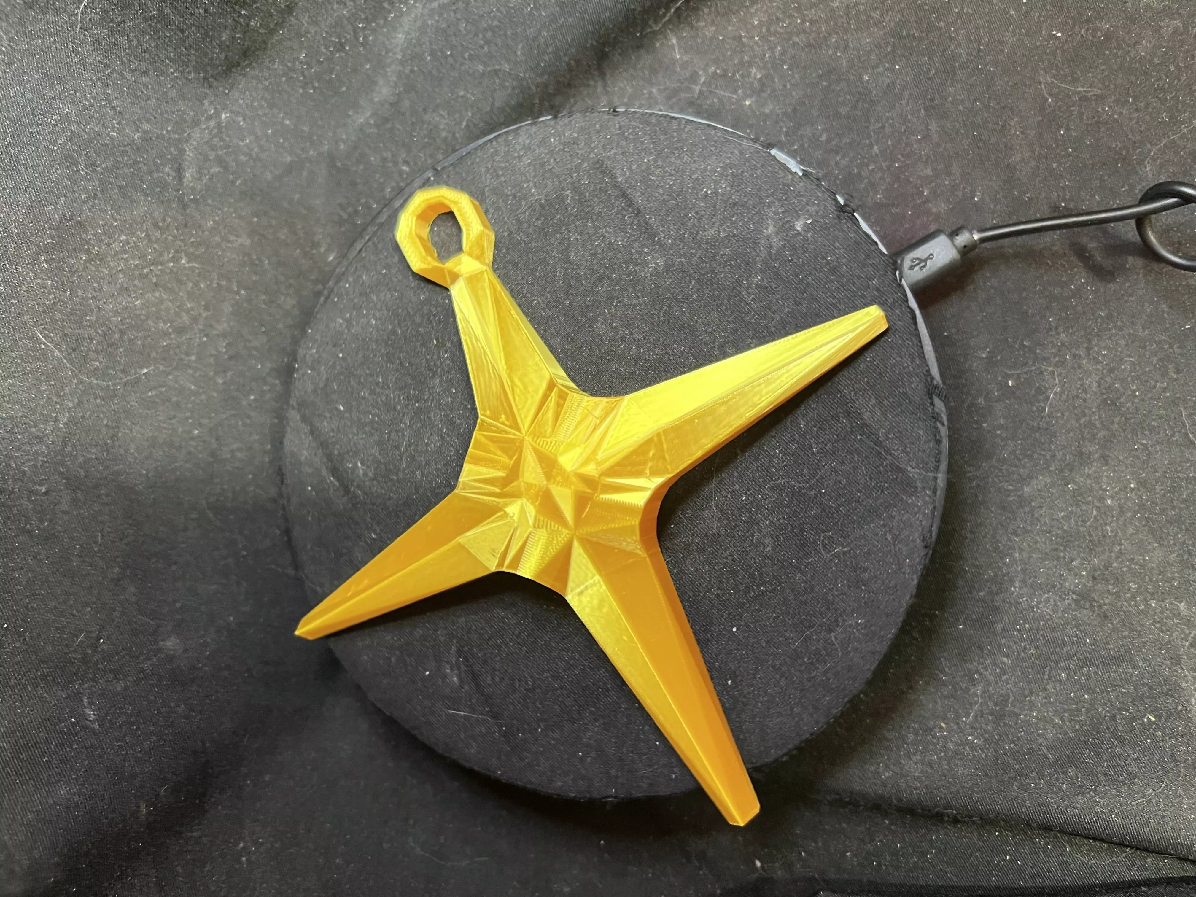 Star Shaped Christmas Ornament 3D print model_1