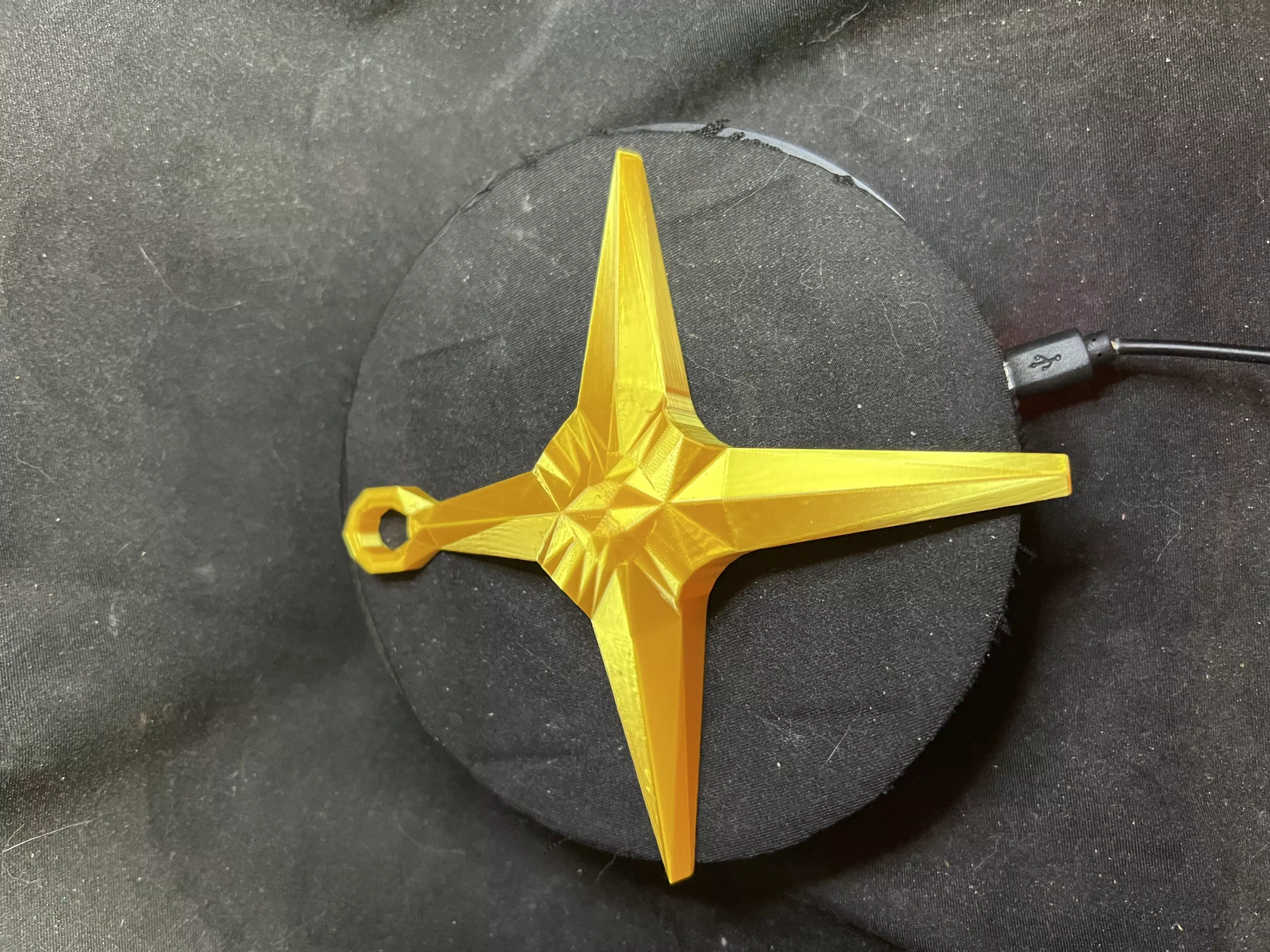 Star Shaped Christmas Ornament 3D print model_7