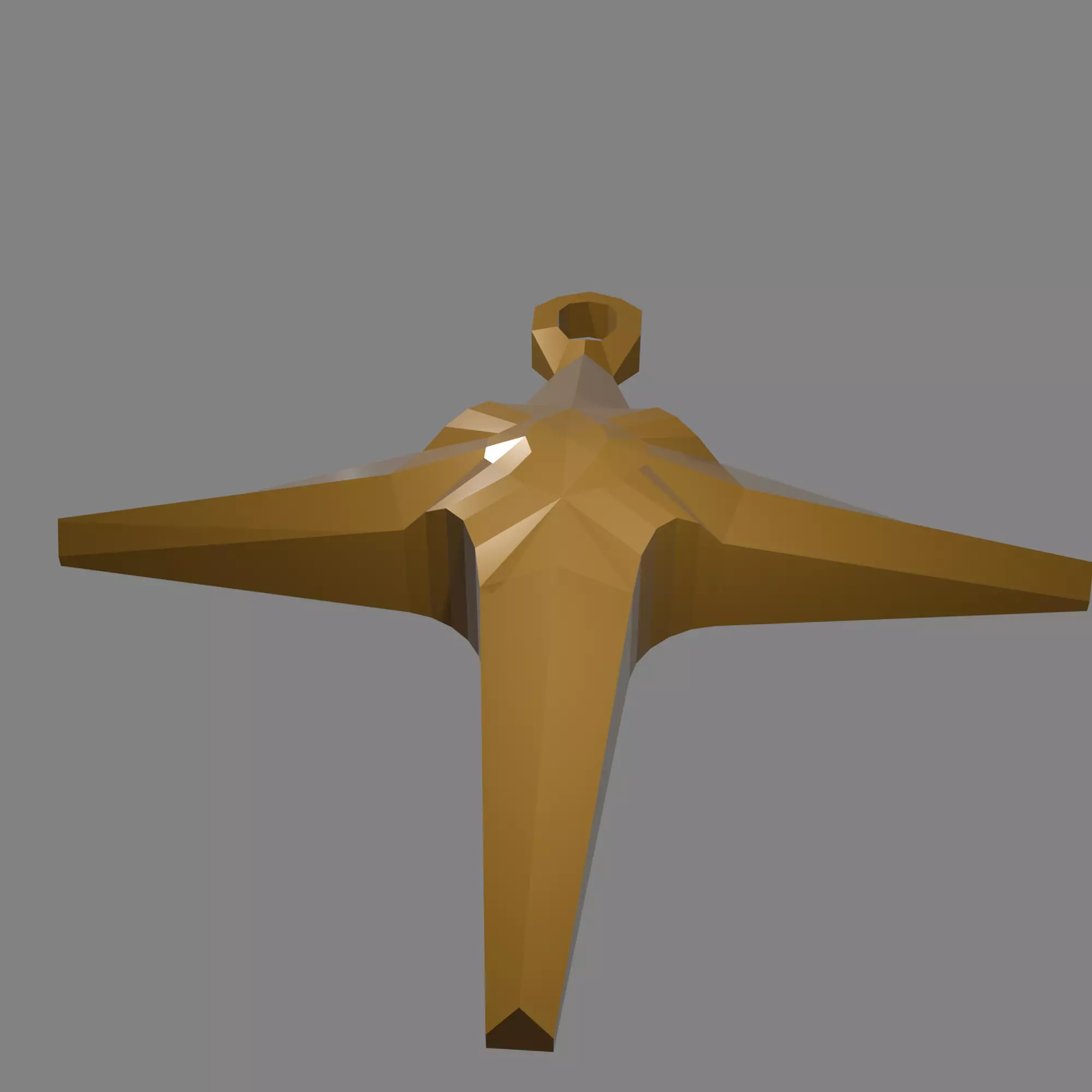 Star Shaped Christmas Ornament 3D print model_10