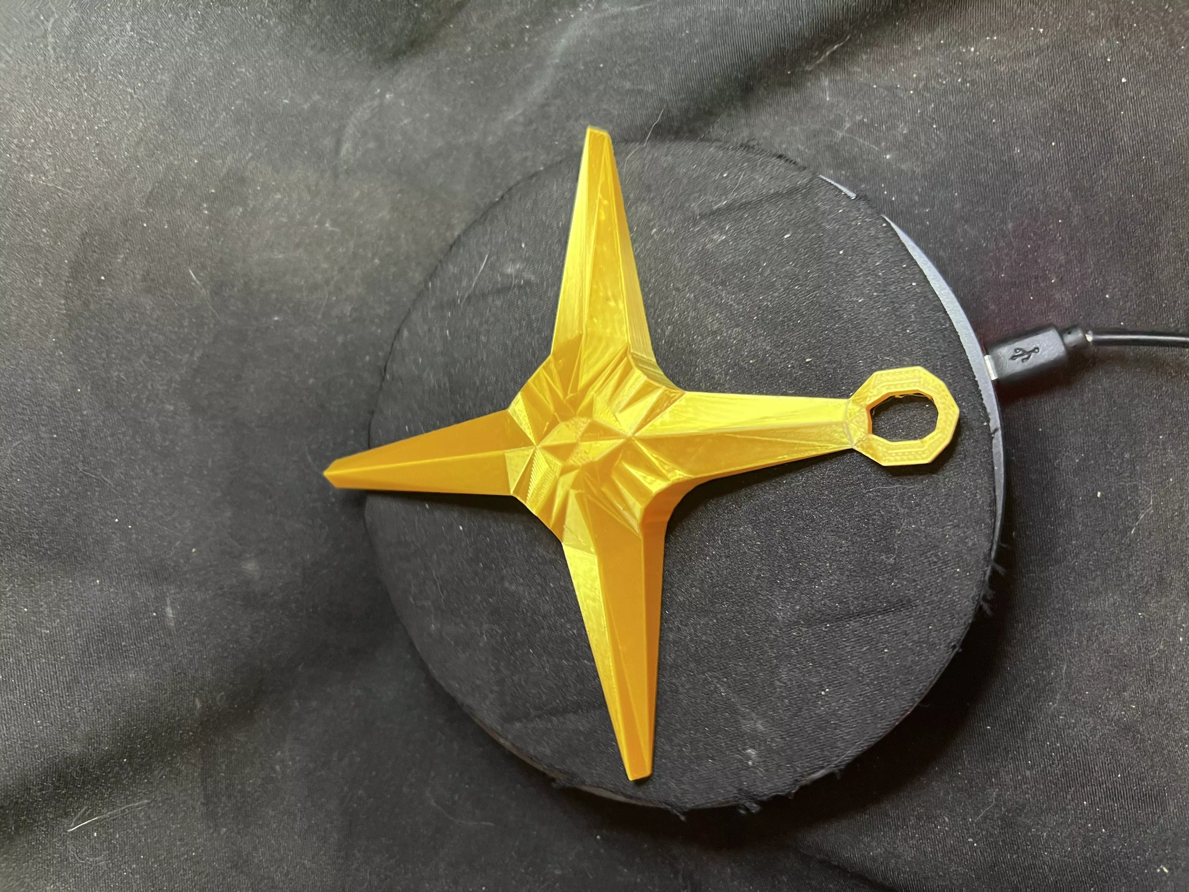 Star Shaped Christmas Ornament 3D print model_3