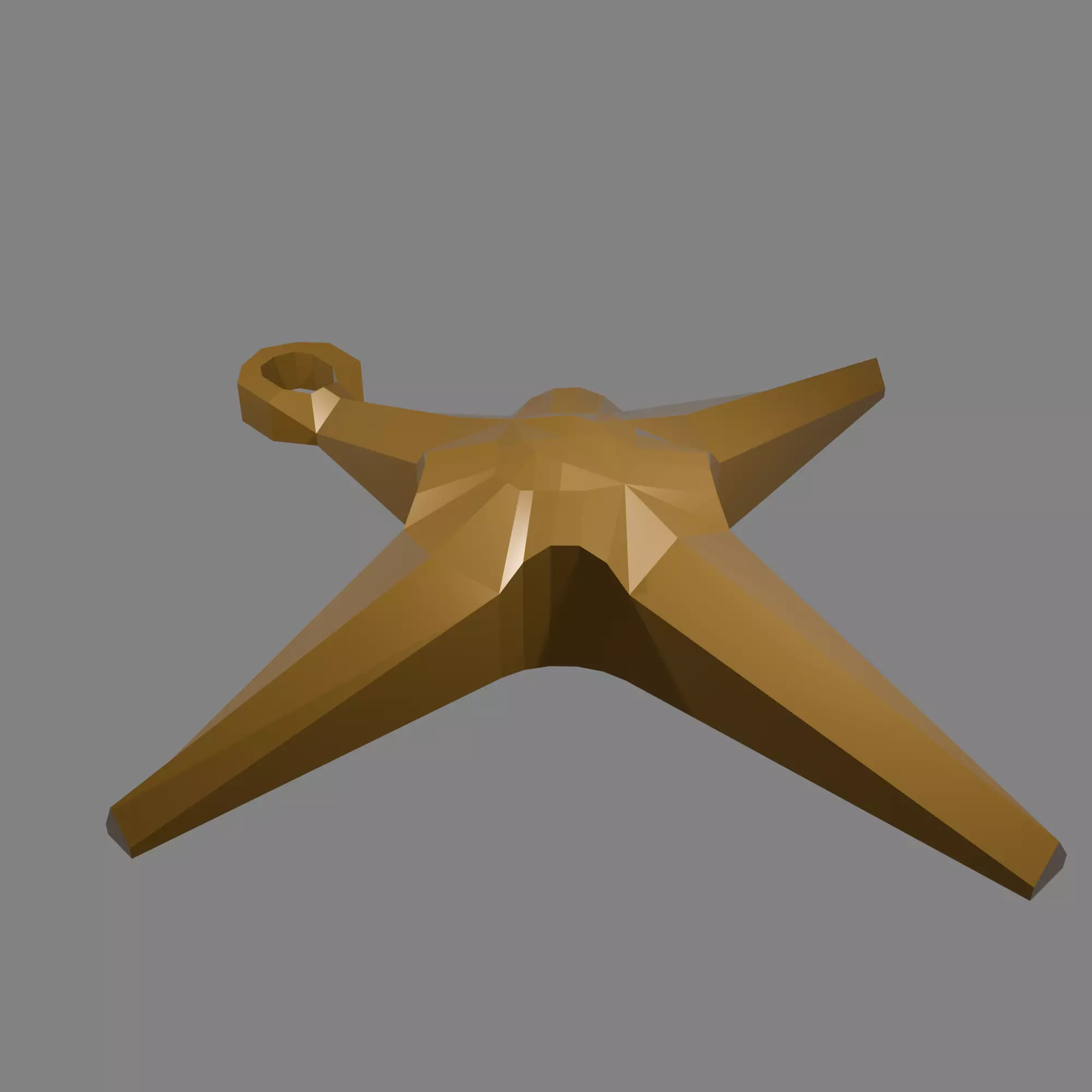 Star Shaped Christmas Ornament 3D print model_9