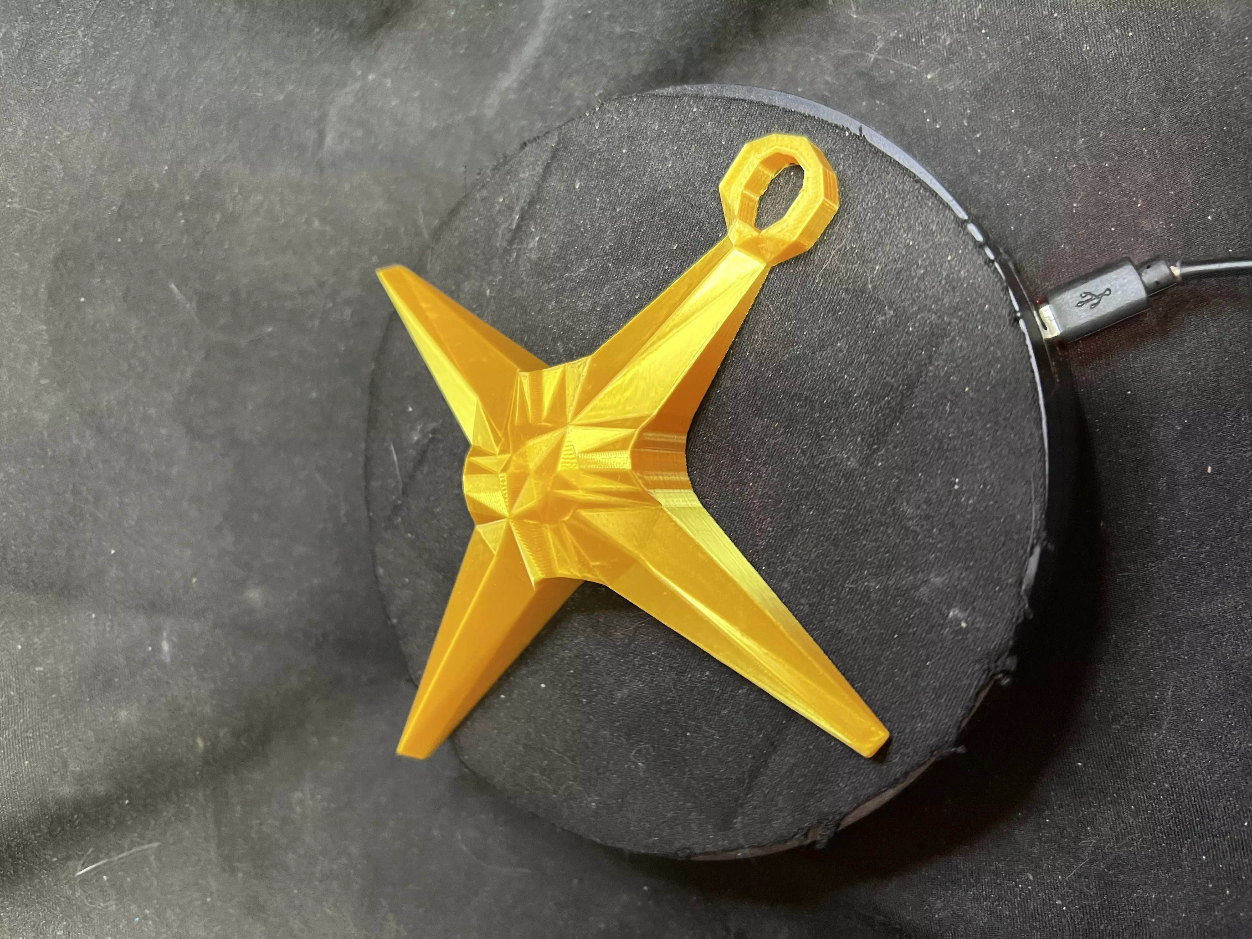 Star Shaped Christmas Ornament 3D print model_2