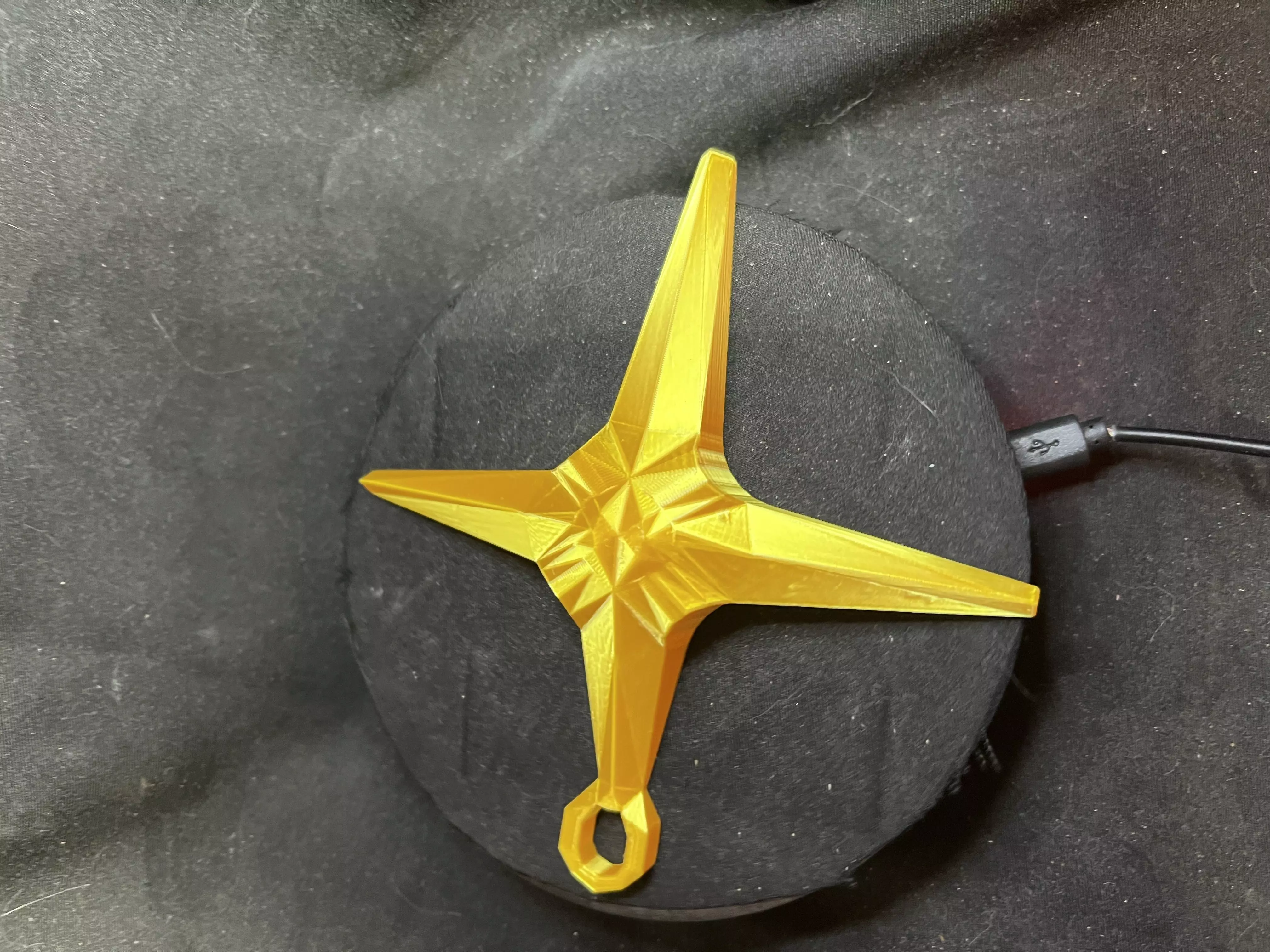 Star Shaped Christmas Ornament 3D print model_5