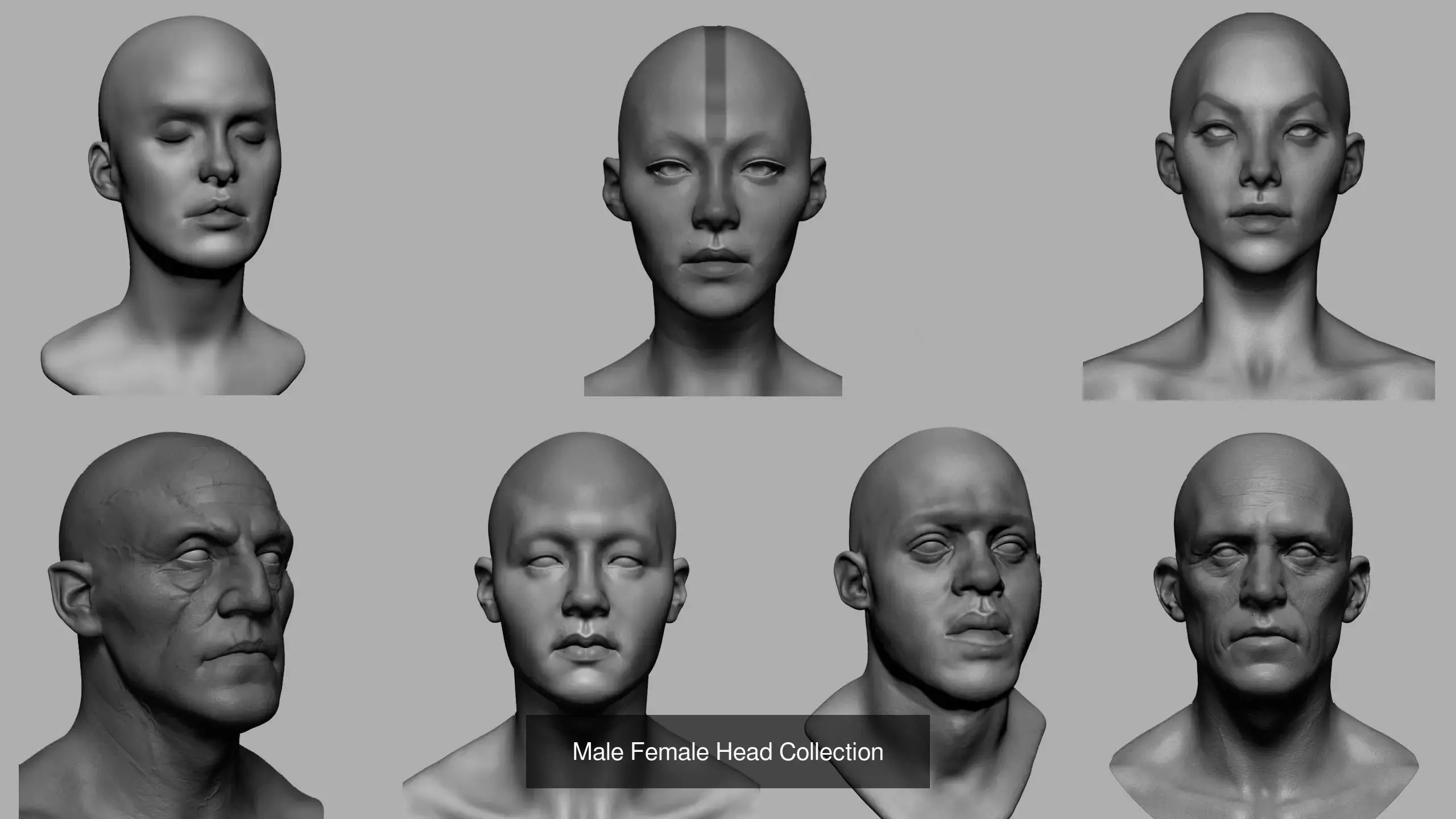 60 Character Models 3D Model Collection_34