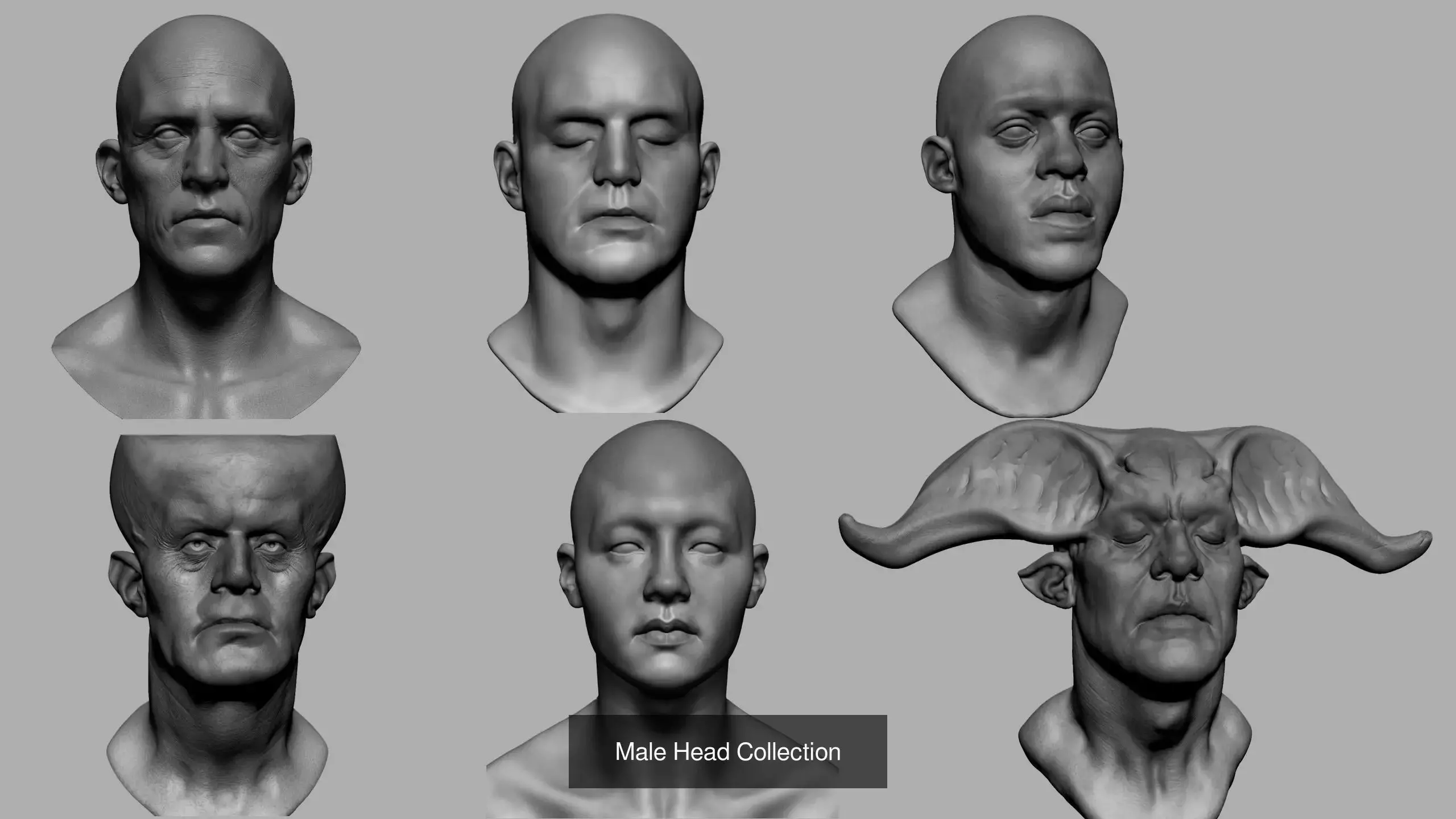 60 Character Models 3D Model Collection_33