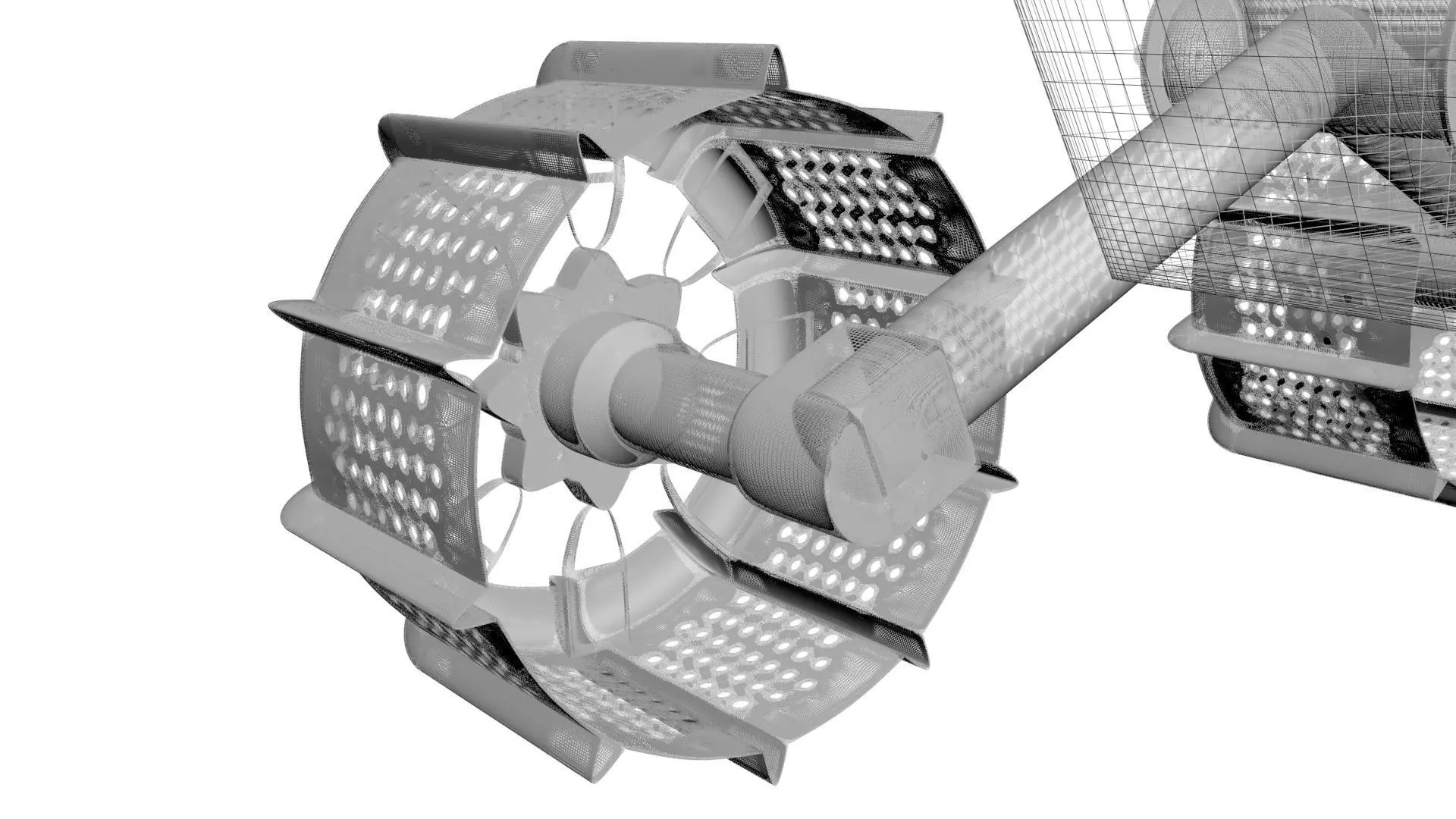 Moon Robot 3D model_38