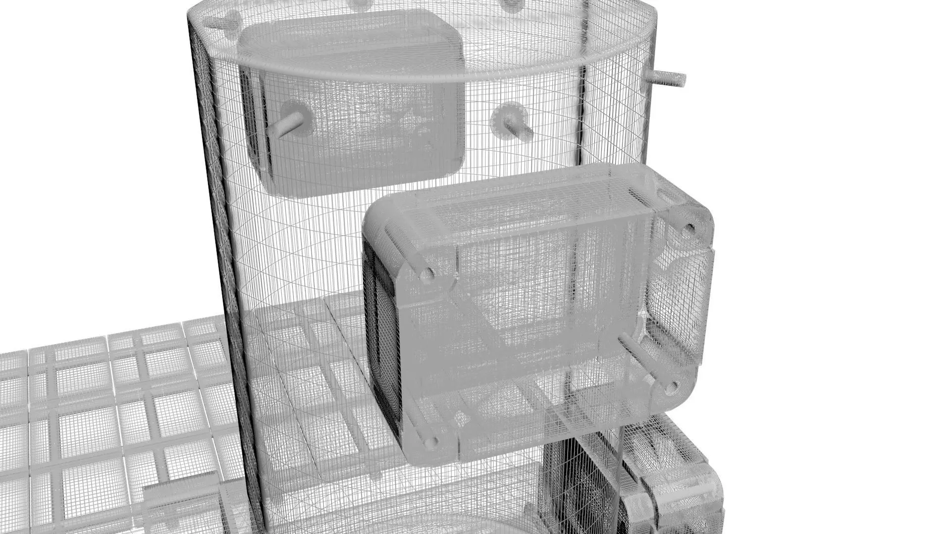 Moon Robot 3D model_35