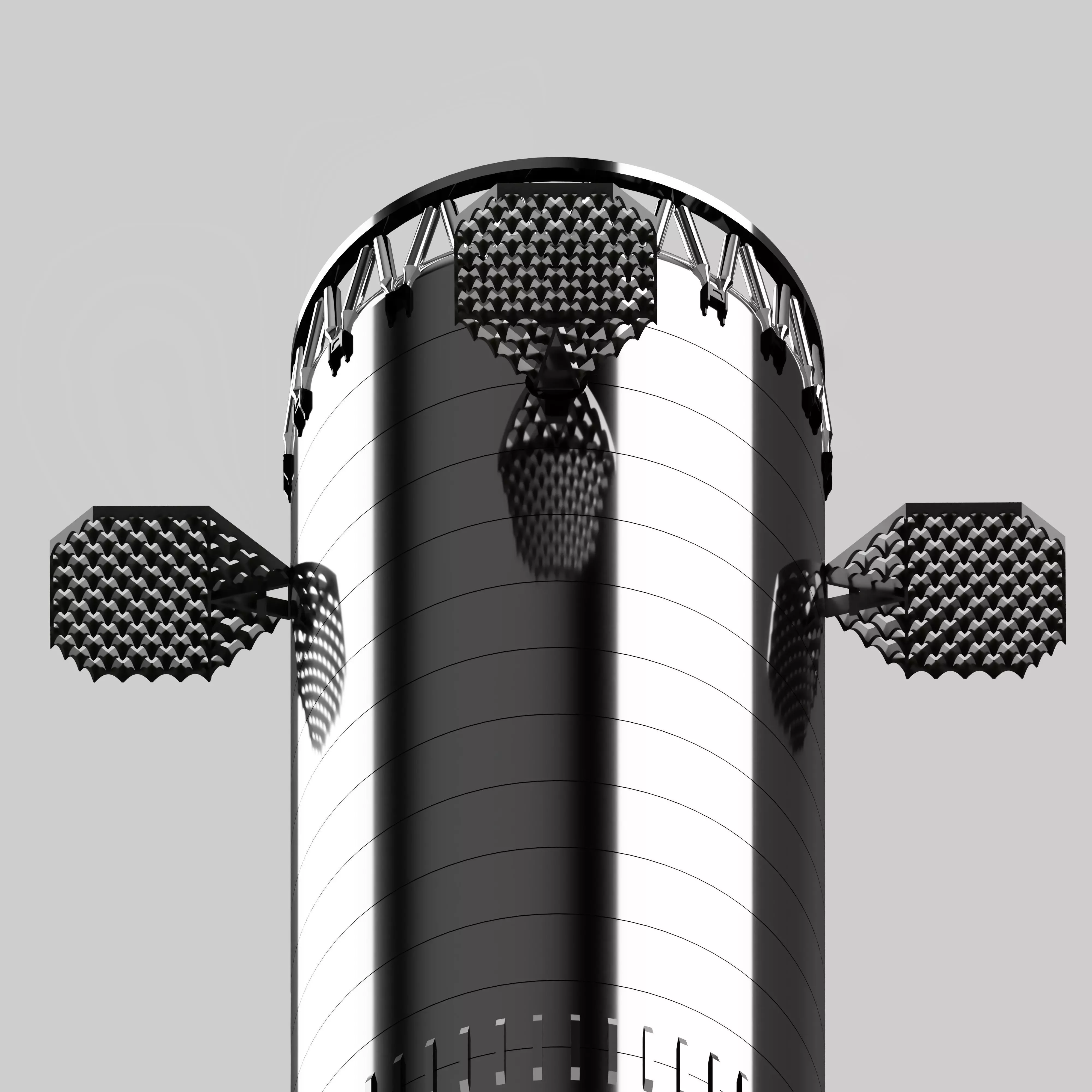 SpaceX V3 Superheavy Booster  3D print model_2