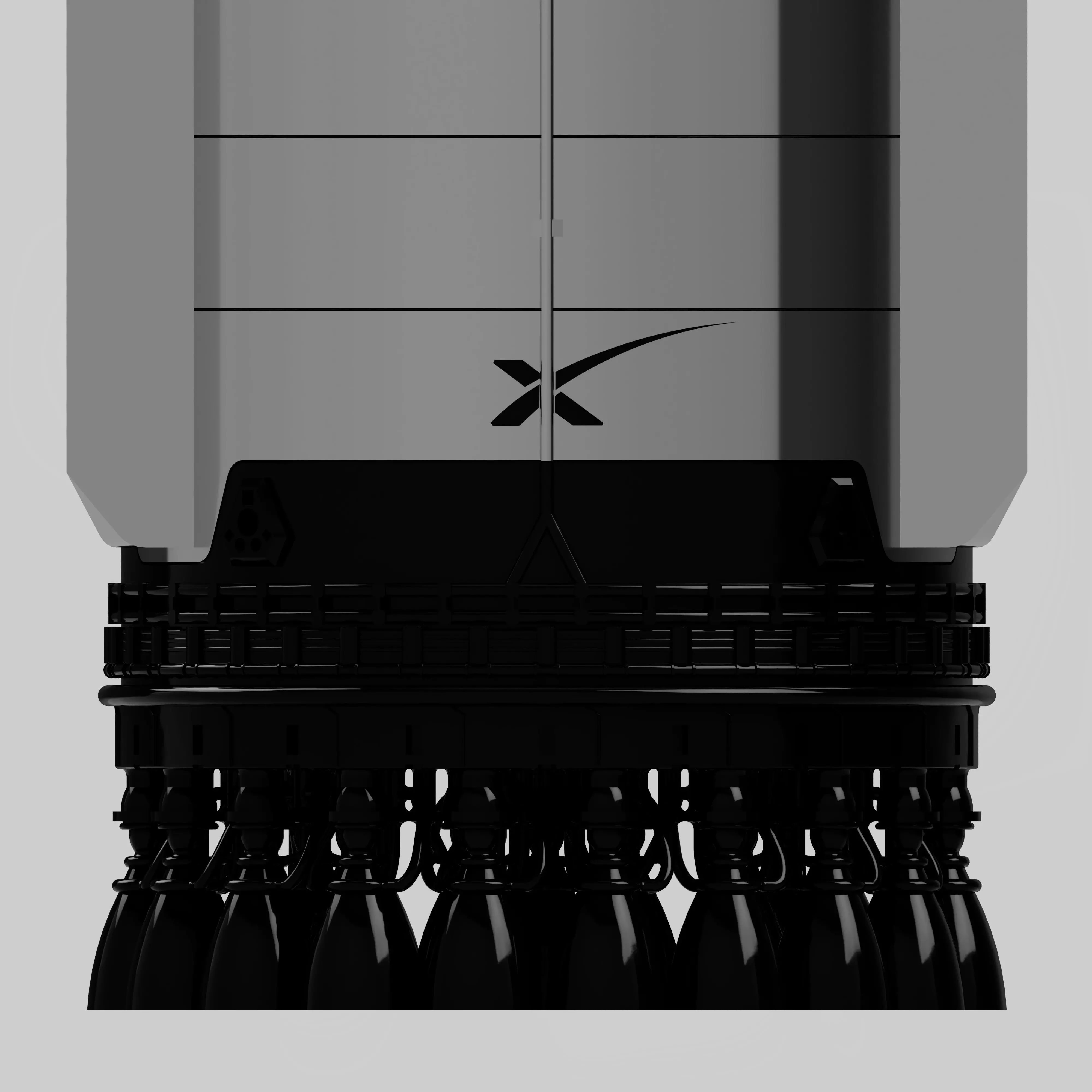 SpaceX V3 Superheavy Booster  3D print model_4