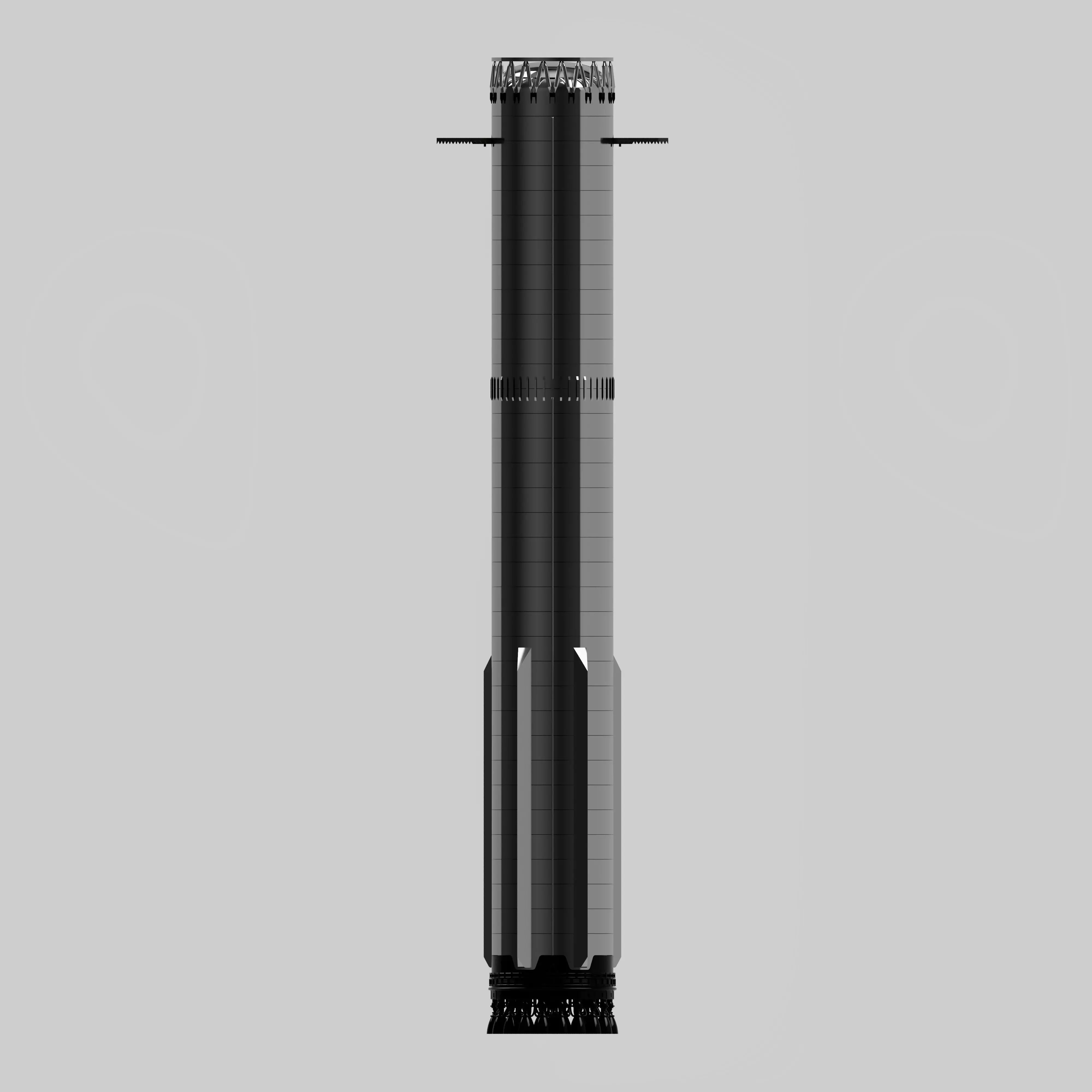 SpaceX V3 Superheavy Booster  3D print model_5