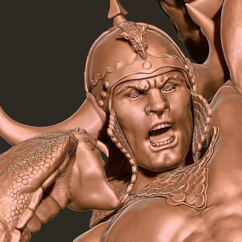 Conan the Barbarian  Snake Pitt  1992 Ken Kelly  3D Print stl 3D print model_7