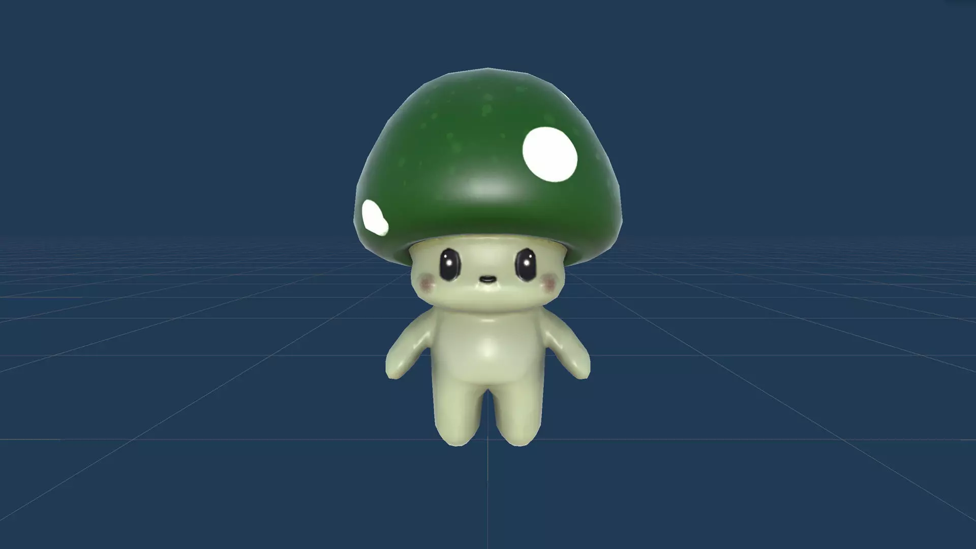 Mushroom Low poly Low-poly 3D model_29