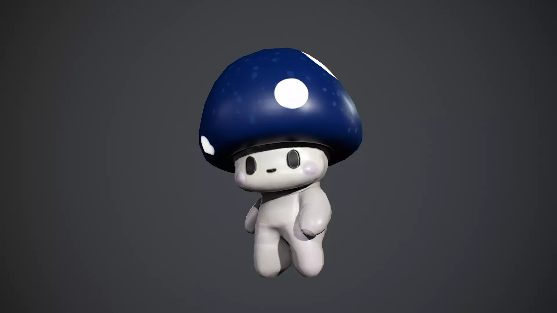 Mushroom Low poly Low-poly 3D model_12