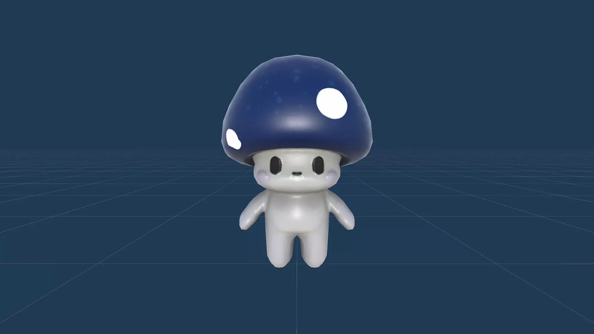Mushroom Low poly Low-poly 3D model_28