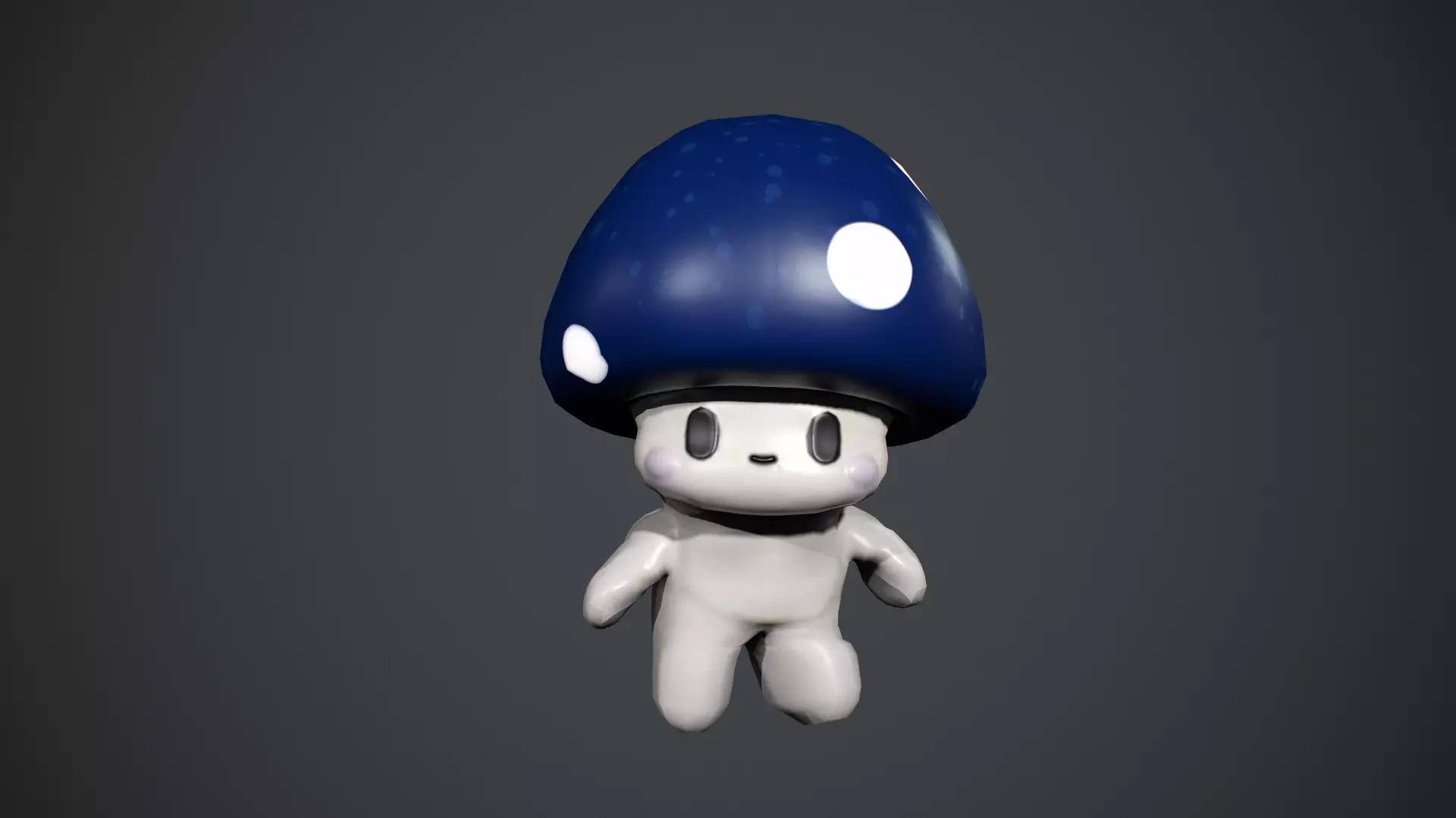 Mushroom Low poly Low-poly 3D model_13
