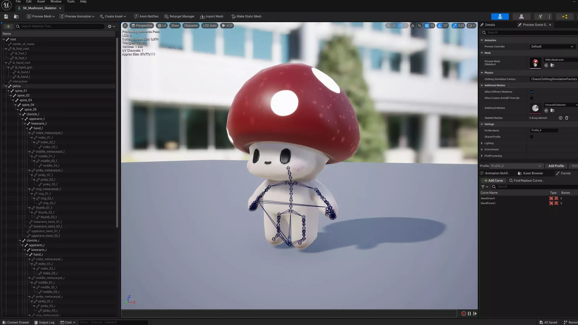 Mushroom Low poly Low-poly 3D model_26