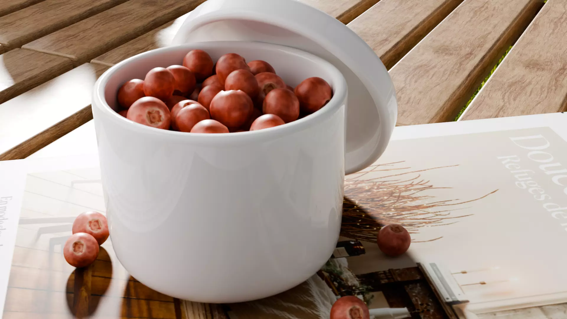 Blender rendering of realistic outdoor grass models 3D model_3