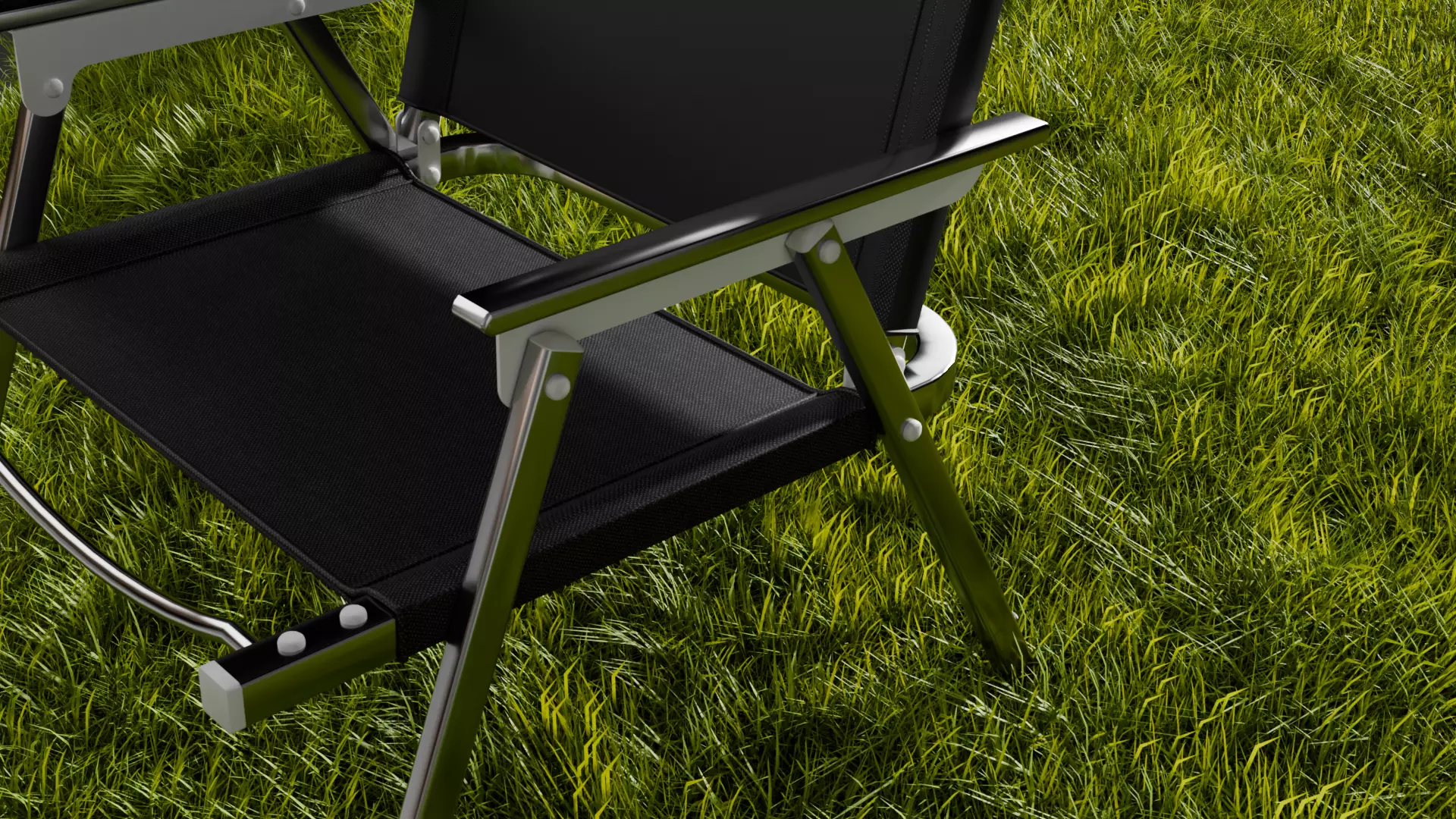 Blender rendering of realistic outdoor grass models 3D model_5