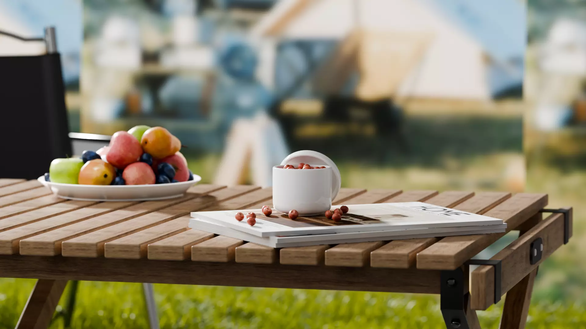 Blender rendering of realistic outdoor grass models 3D model_0