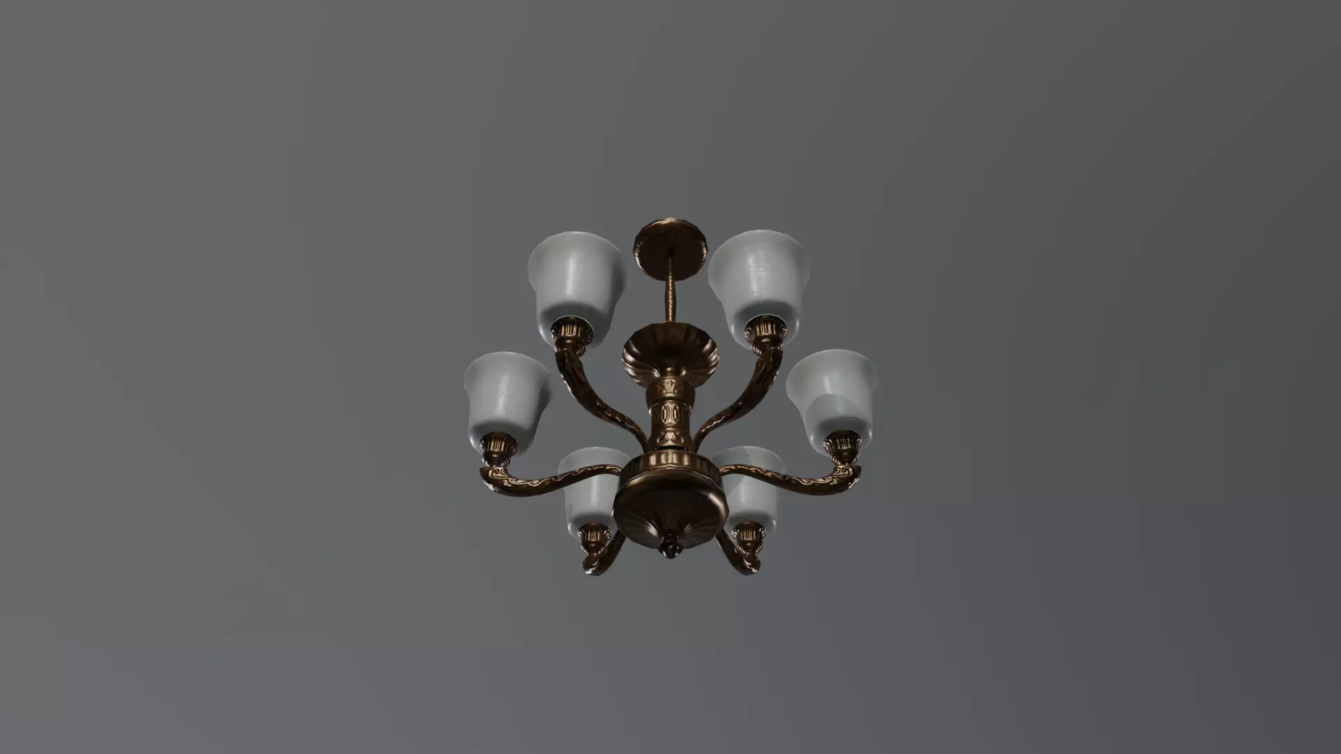 Chandelier-3D Art Of CrazycatJJ Low-poly 3D model_1