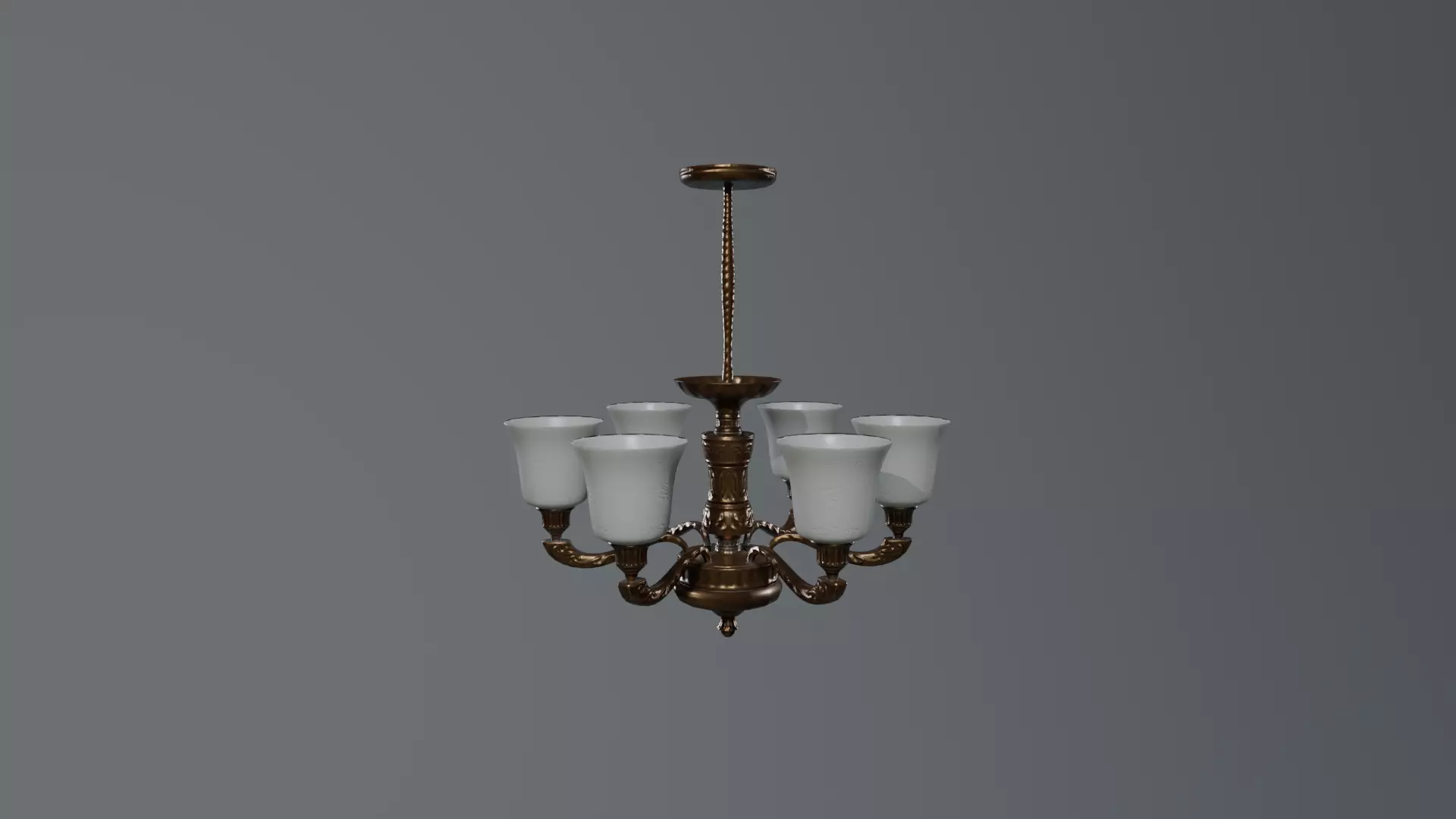 Chandelier-3D Art Of CrazycatJJ Low-poly 3D model_0