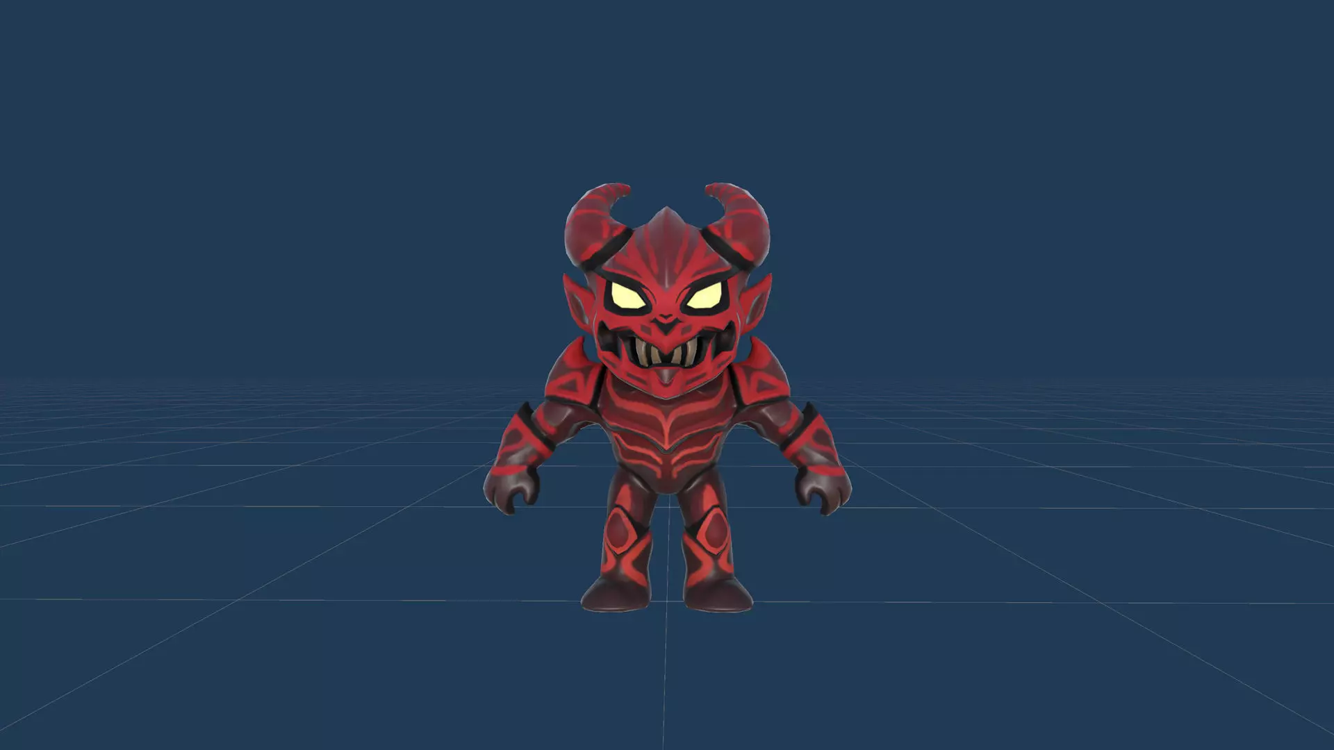 Demon Low Poly Low-poly 3D model_27
