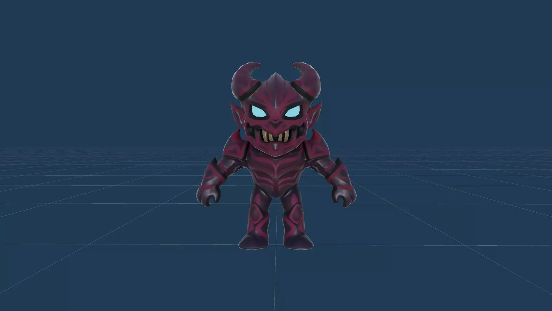 Demon Low Poly Low-poly 3D model_26