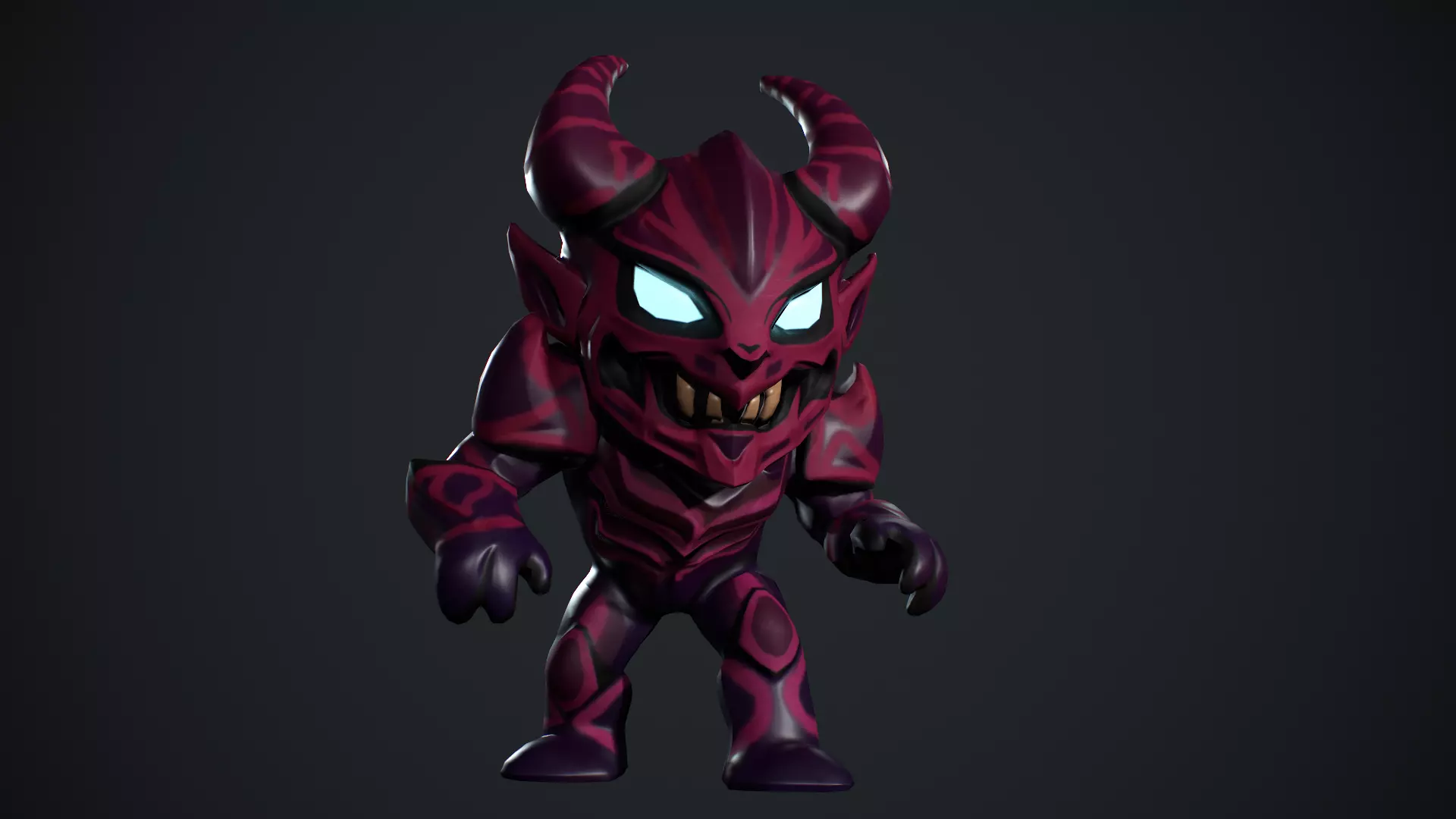Demon Low Poly Low-poly 3D model_10