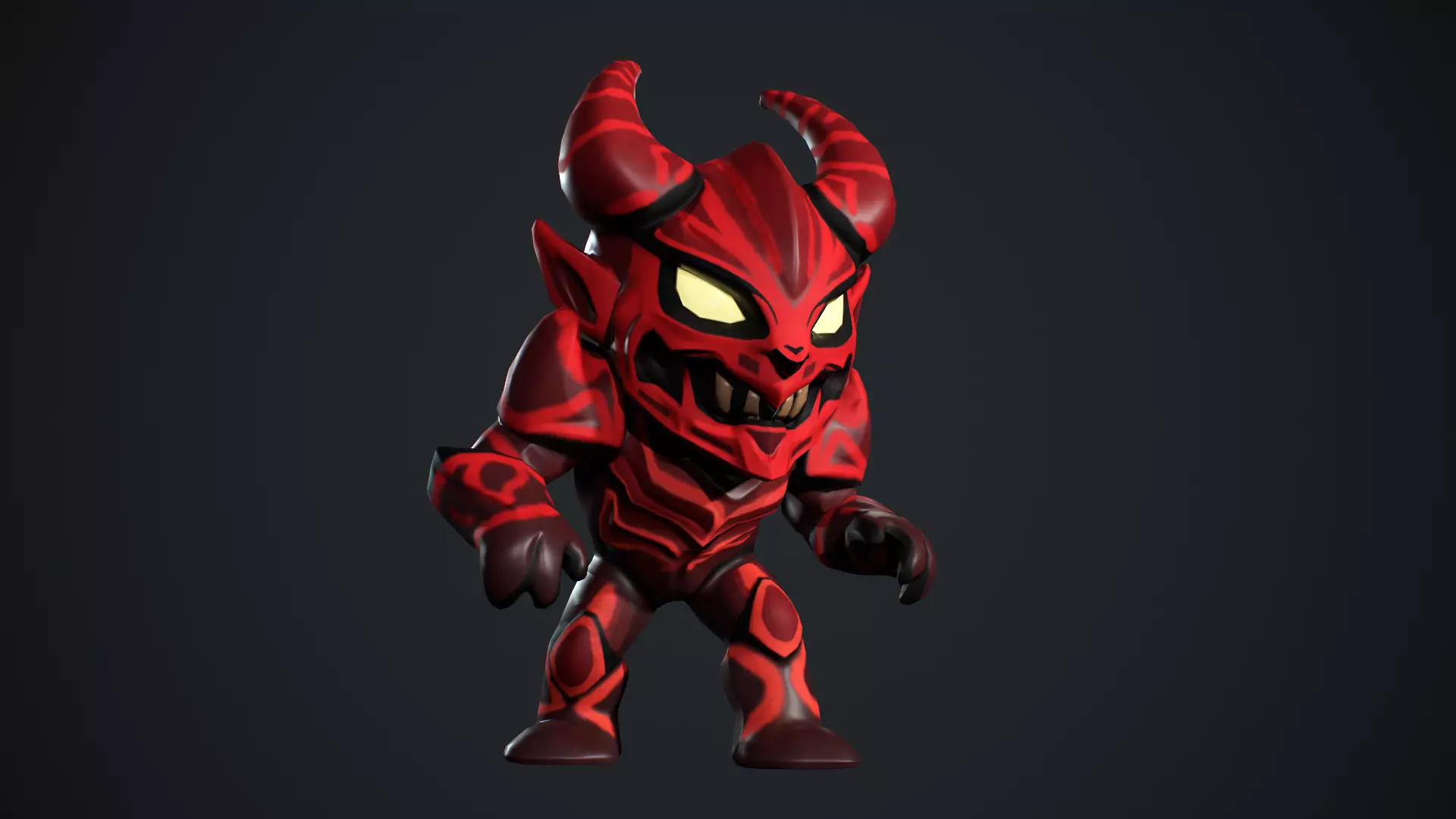 Demon Low Poly Low-poly 3D model_15