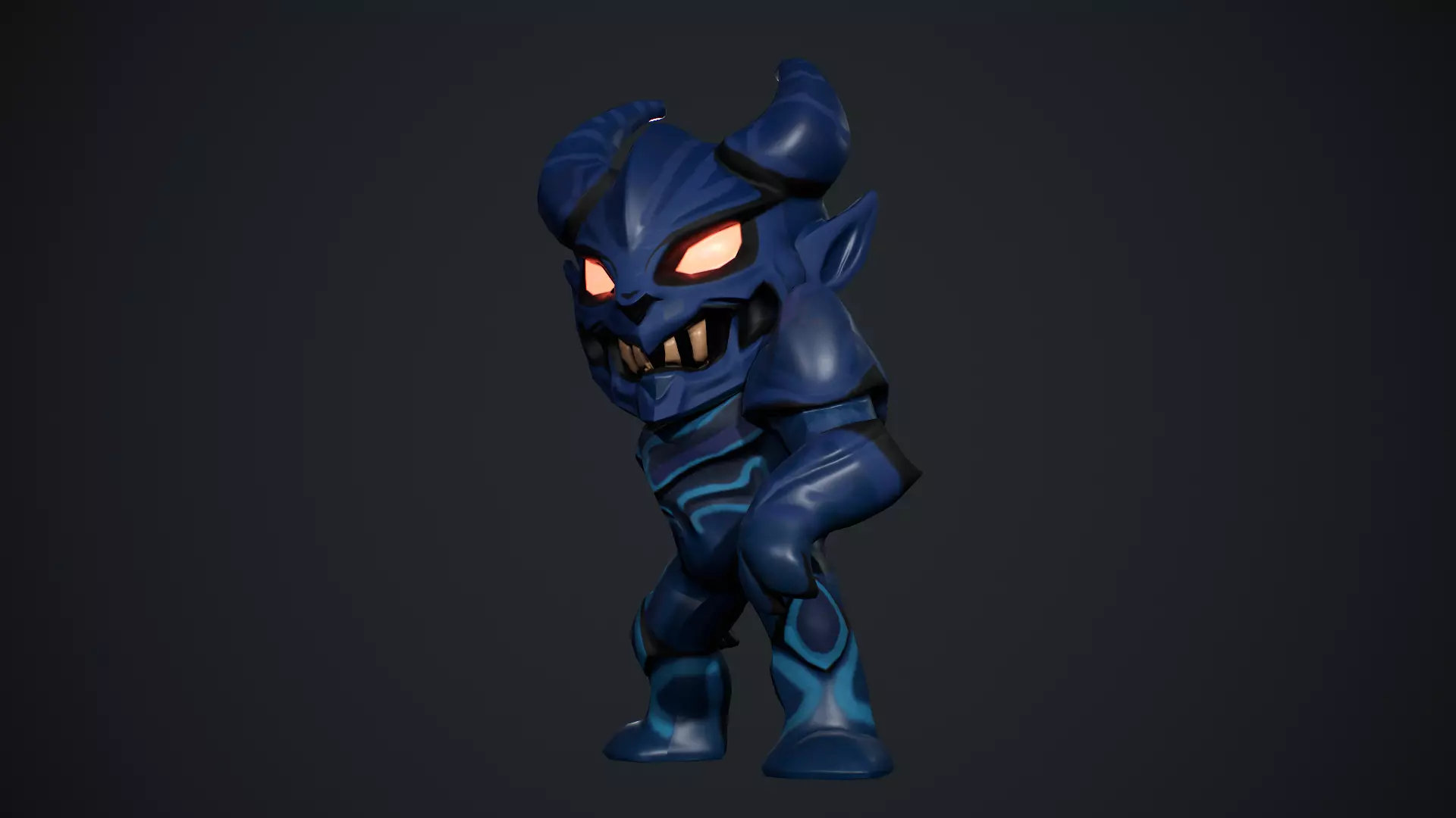 Demon Low Poly Low-poly 3D model_13